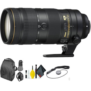 Nikon AF-S NIKKOR 70-200mm f/2.8E FL ED VR Lens + Deluxe Lens Cleaning Kit Bundle Nikon