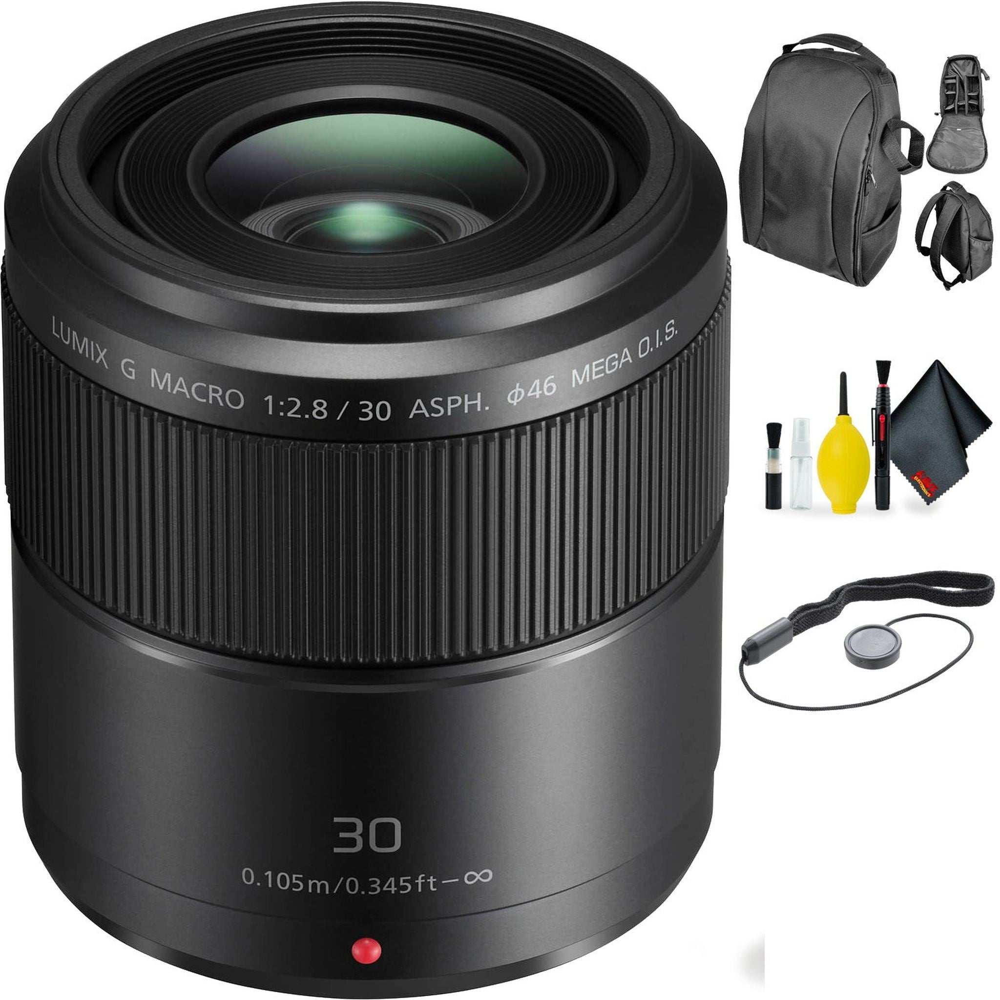 Panasonic 30mm f/2.8 O.I.S. Lens + Deluxe Lens Cleaning Kit Panasonic