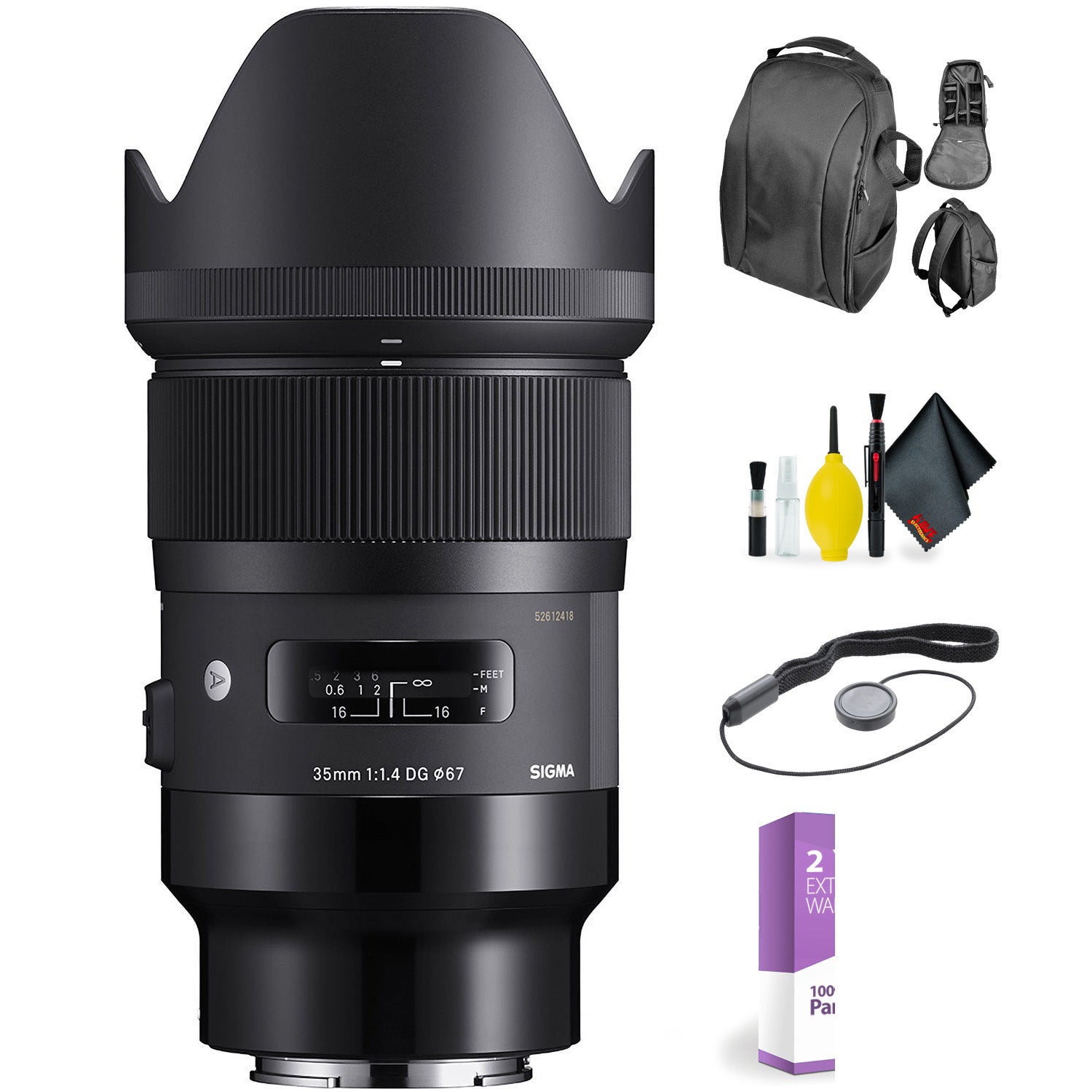 Sigma 35mm f/1.4 DG HSM Art Lens for Sony E + Deluxe Lens Cleaning Kit