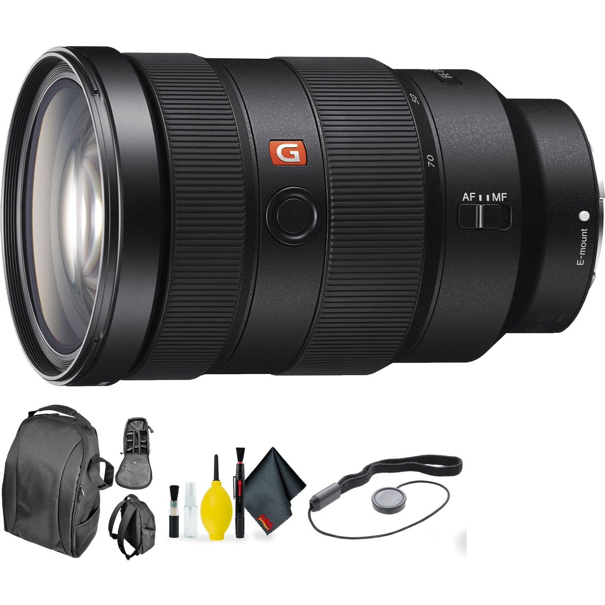 SONY FE 24-70 f/2.8 GM G Master E-Mount + Deluxe Lens Cleaning Kit Starter Bundle Sony