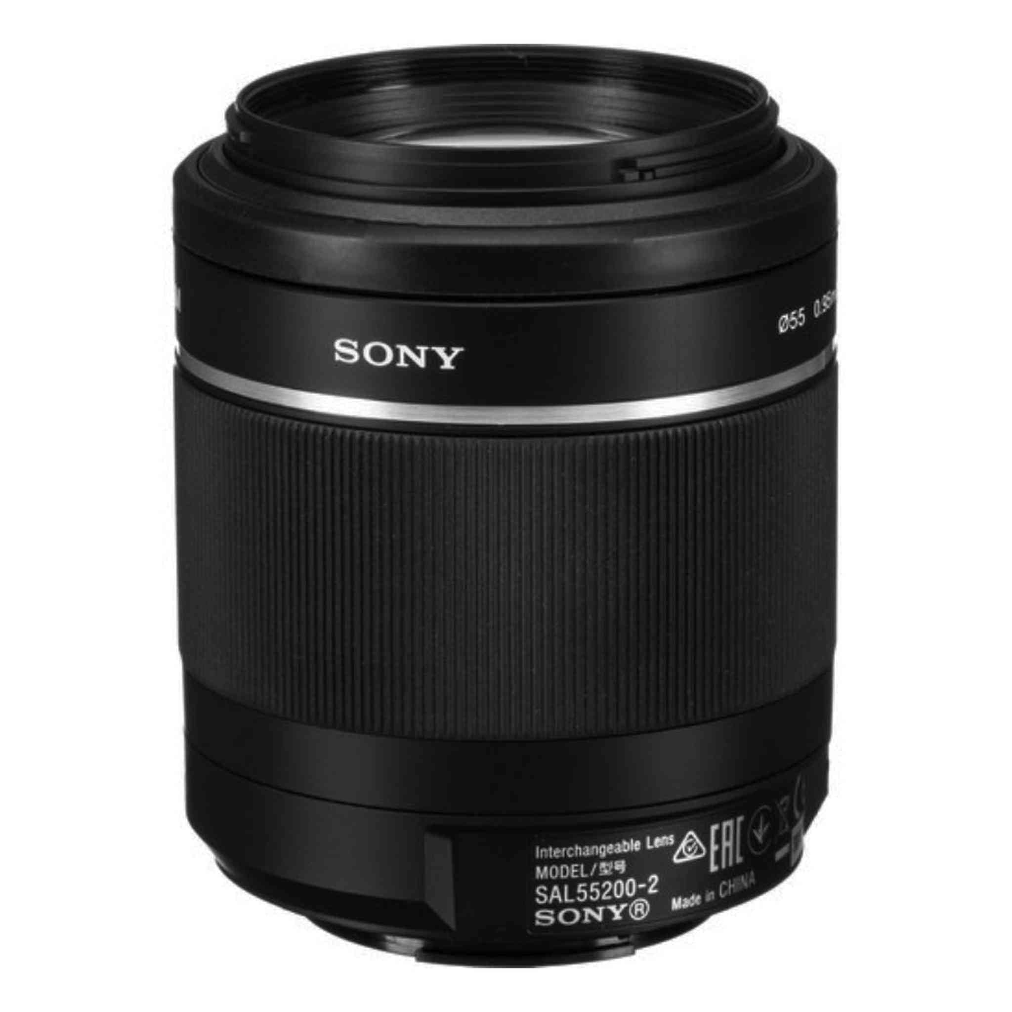 SONY SAL 55-200/2 F/4-5.6 AF DT Lens + Deluxe Lens Cleaning Bundle