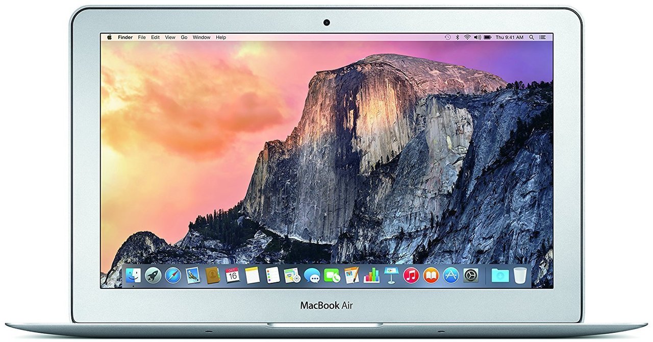 Apple 11.6-Inch MacBook Air (Early 2015) with Apple AirPods