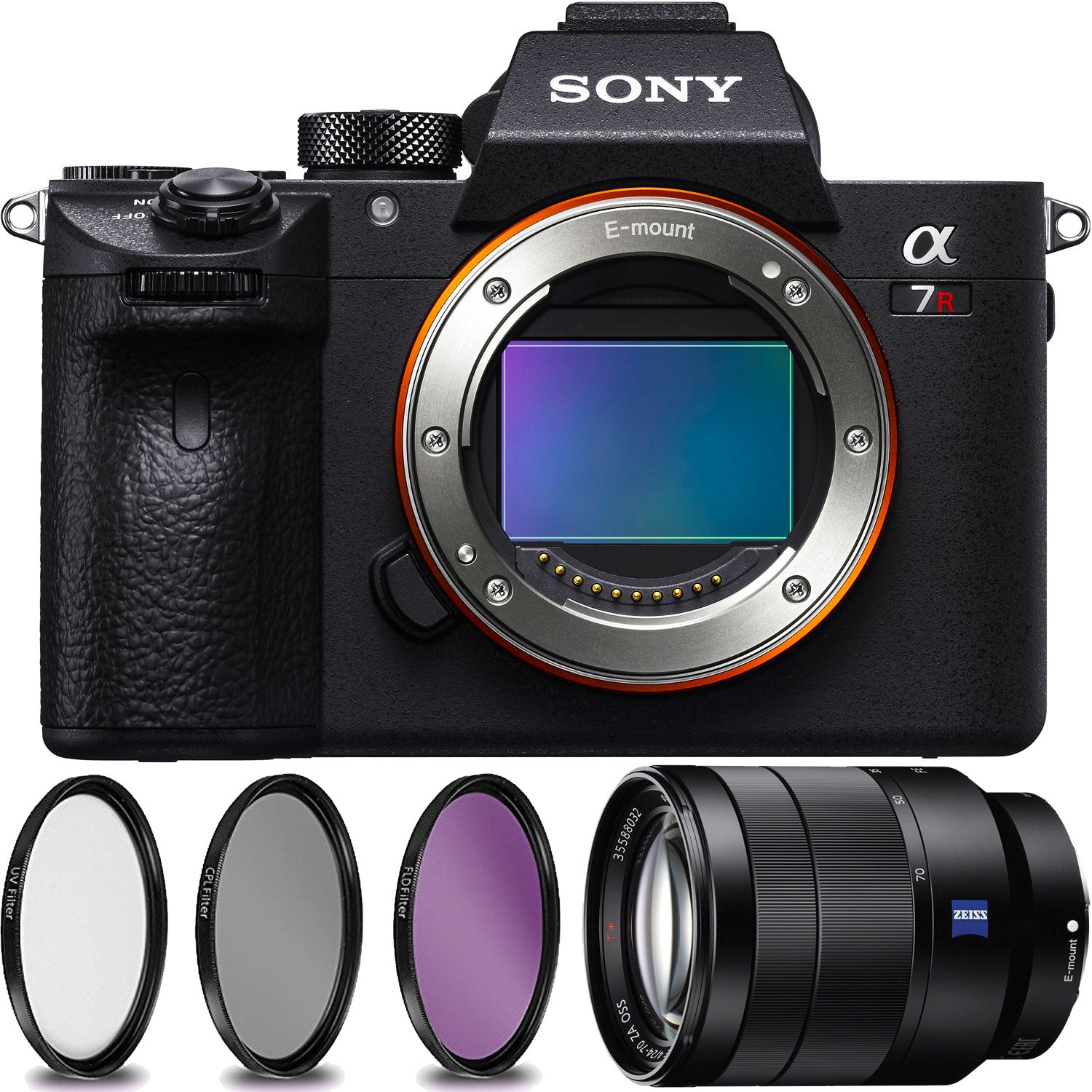 Sony Alpha a7R III Mirrorless Digital Camera Sony 24-70mm Lens Bundle