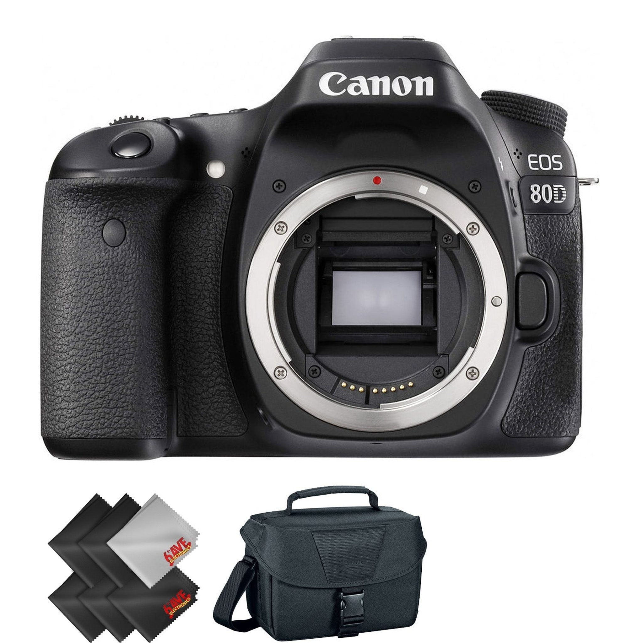 Canon EOS 80D DSLR Camera Body Only + 2 Year Accidental Warranty Canon