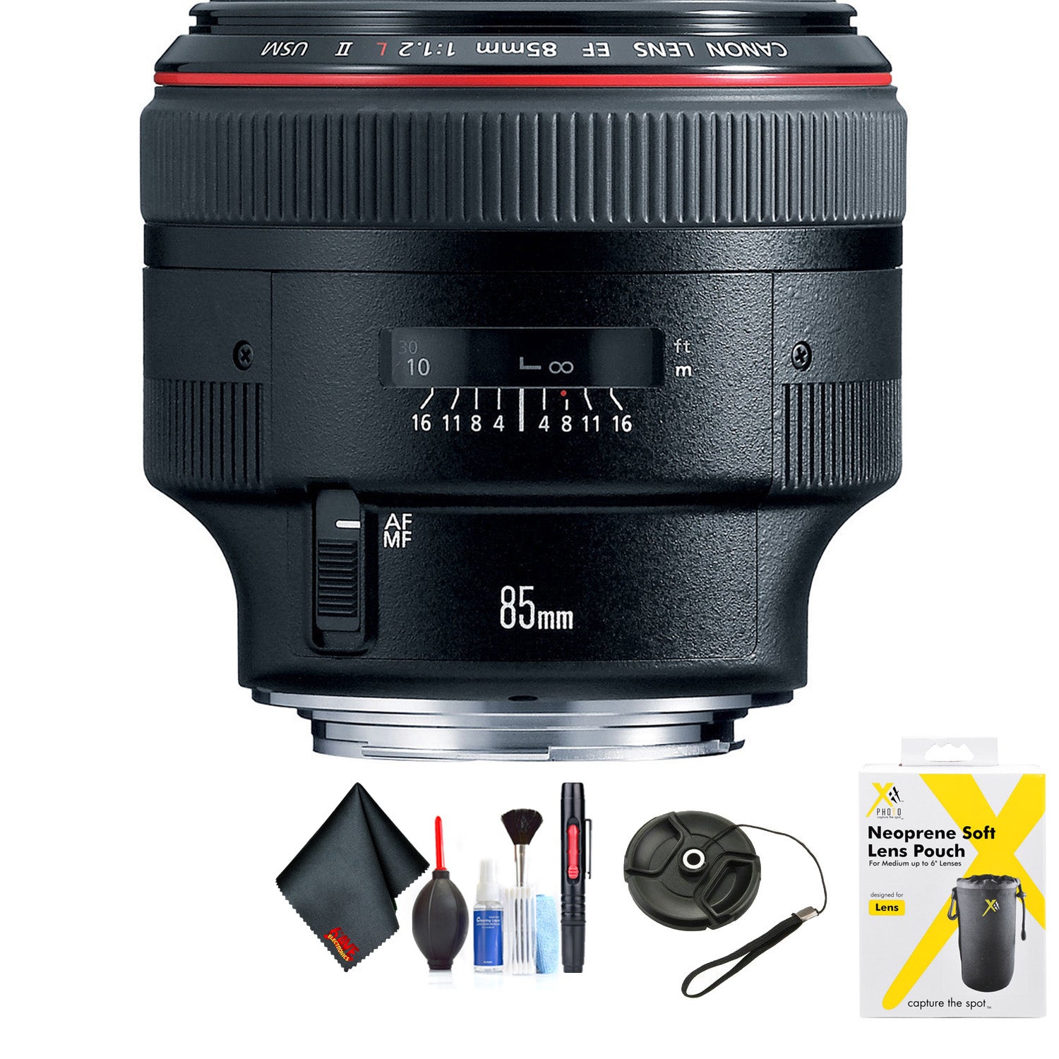 Canon EF 85mm f/1.4L is USM Lens for Canon EF Mount + Accessories (International Model with 2 Year Warranty)