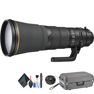 Nikon AF-S NIKKOR 600mm f/4E FL ED VR Lens for Nikon F Mount + Accessories International Model with 2 Year Warranty