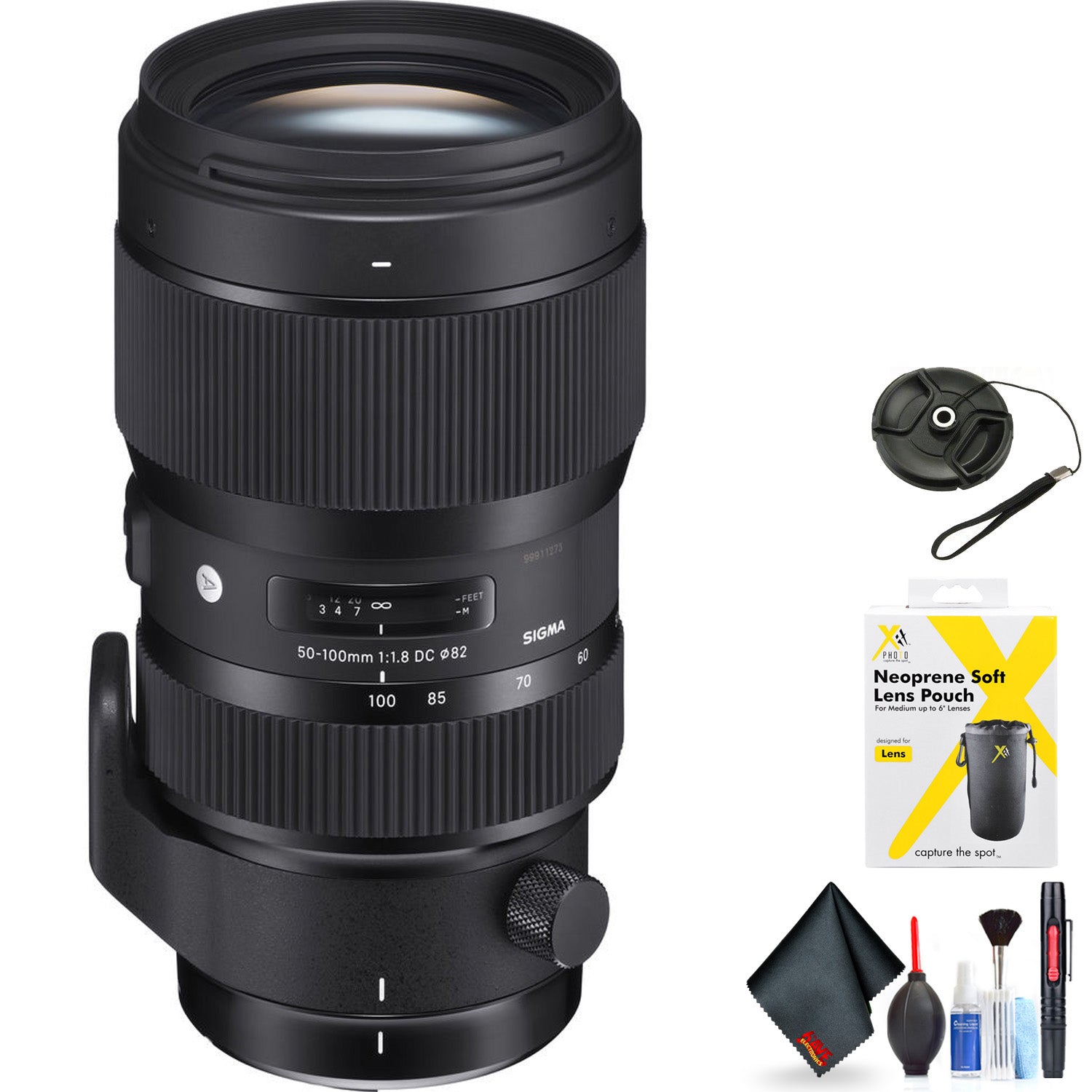 Sigma 50-100mm f/1.8 DC HSM Art Lens for Nikon F for Nikon F Mount + Accessories (International Model with 2 Year Warran