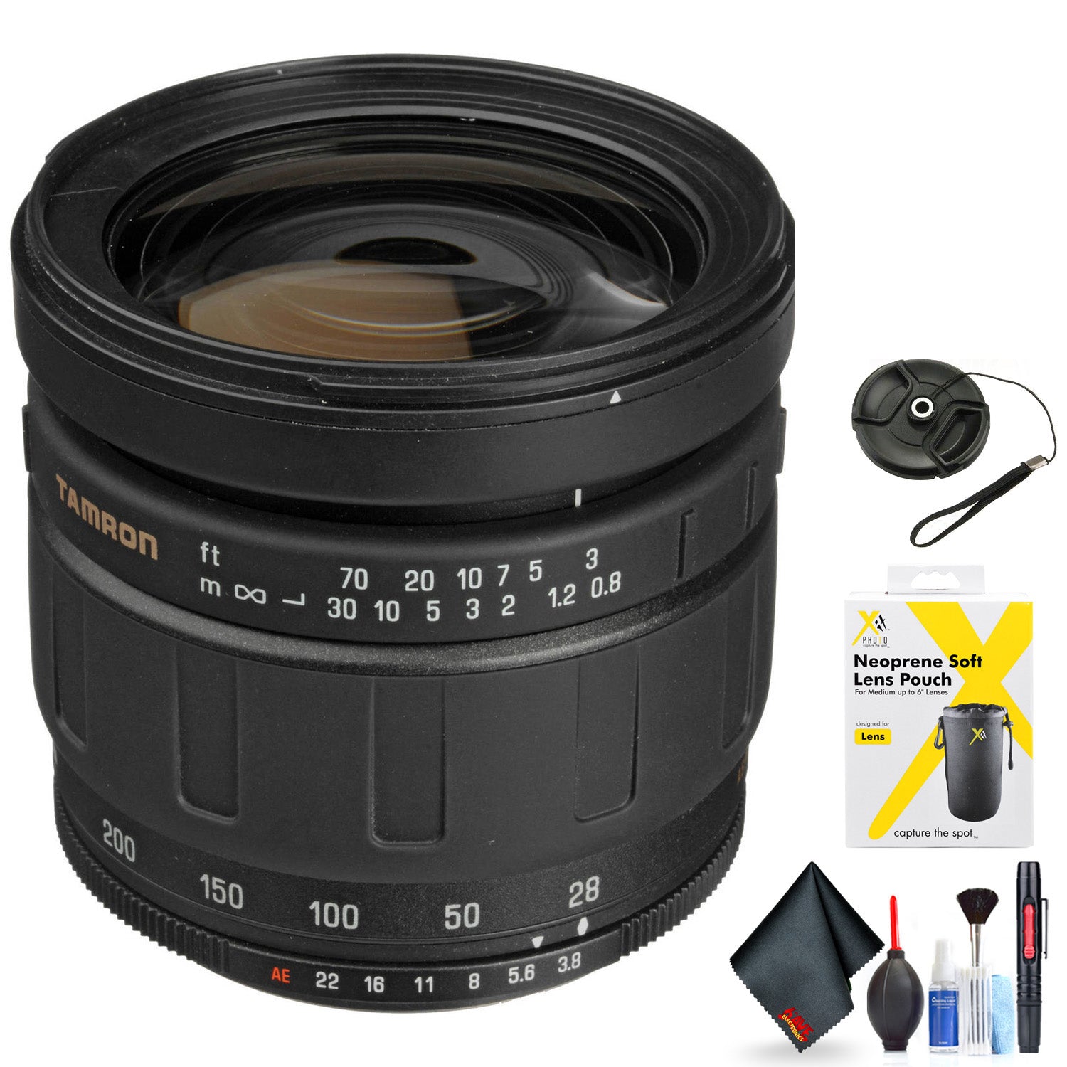 Tamron Zoom Wide Angle-Telephoto 28-200mm f/3.8-5.6 LD Aspherical IF Super Manual Focus Adaptall Lens (Mount Required) f