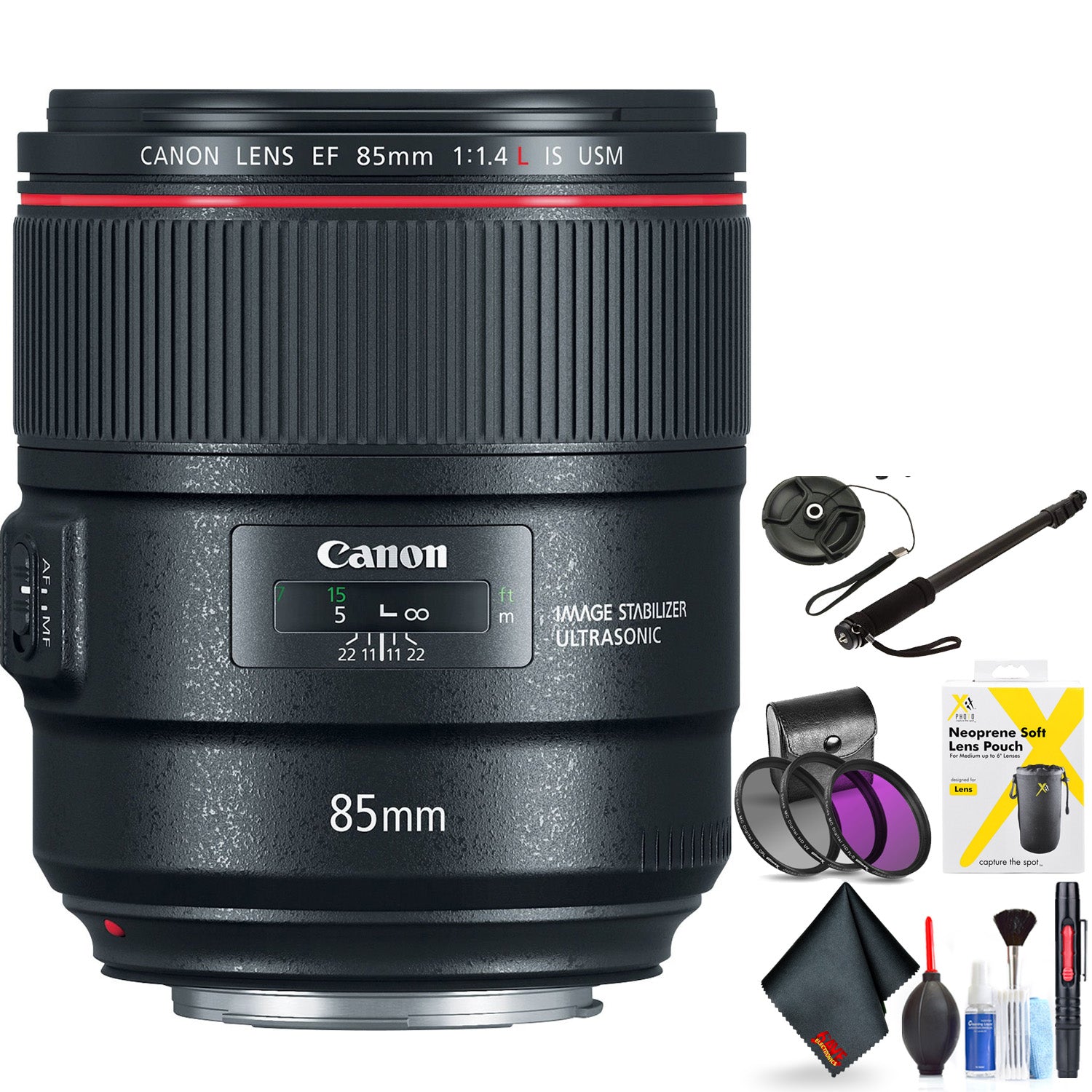 Canon EF 85mm F/1.4L is USM Lens for Canon 6D, 5D Mark IV, 5D Mark III, 5D Mark II, 6D Mark II, 5Dsr, 5Ds, 1Dx, 1Dx Mark