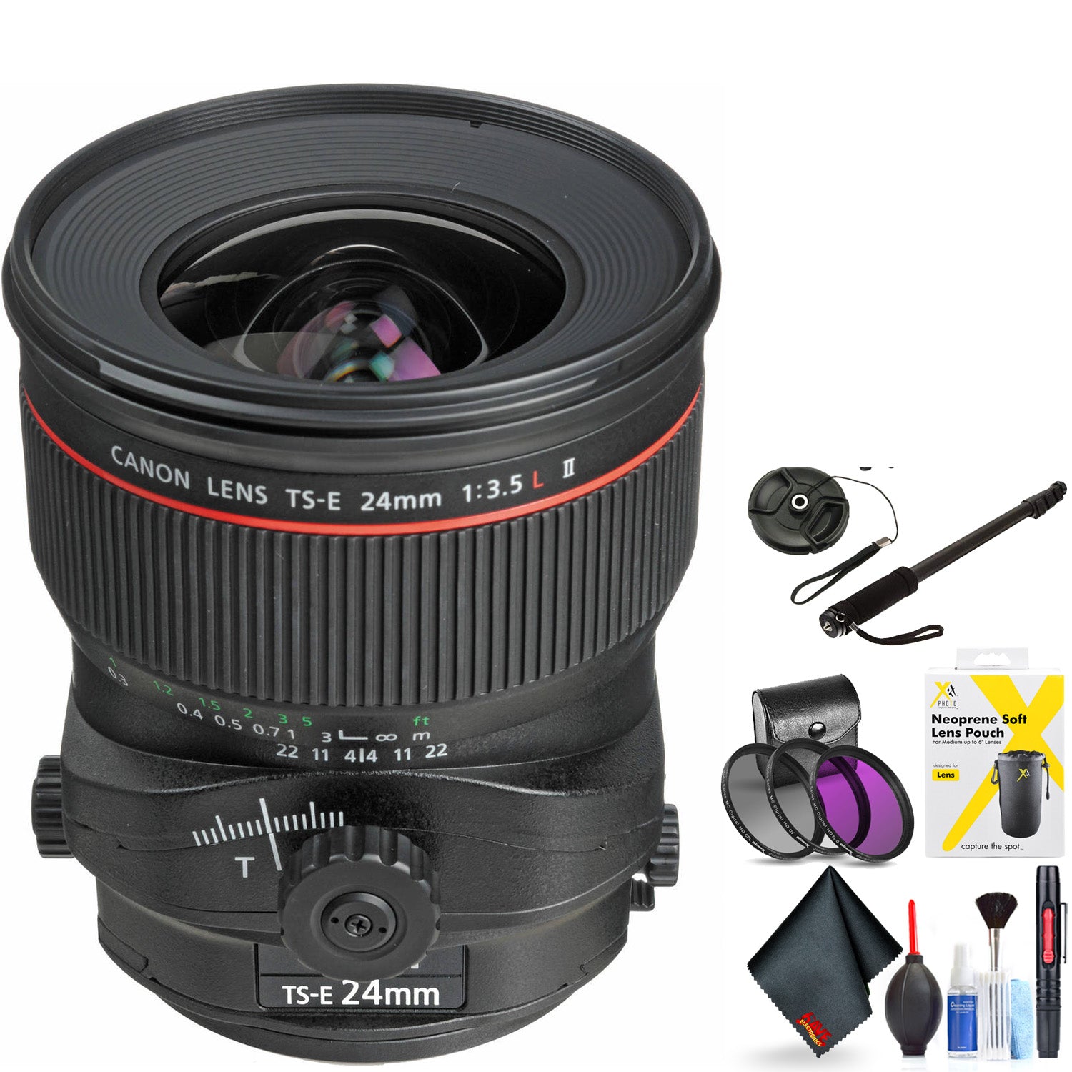 Canon Ts-E 24mm F/3.5L Ii Tilt-Shift Lens for Canon 6D, 5D Mark IV, 5D Mark III, 5D Mark II, 6D Mark II, 5Dsr, 5Ds, 1Dx,