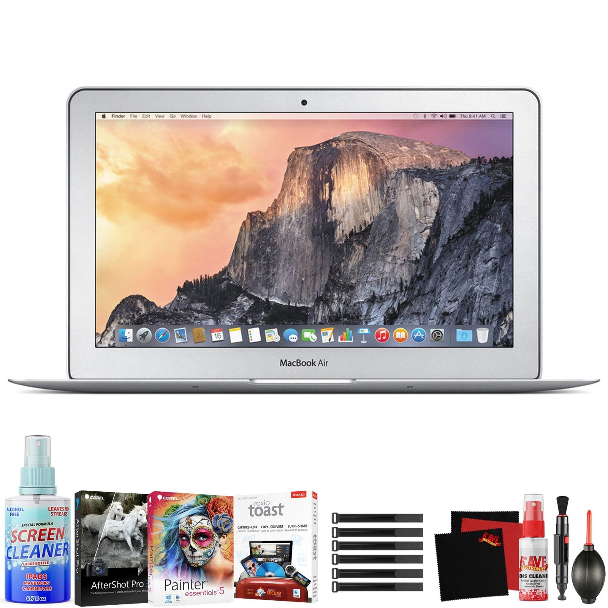 Apple 11.6" MacBook Air Notebook Computer Early 2015 - Bundle