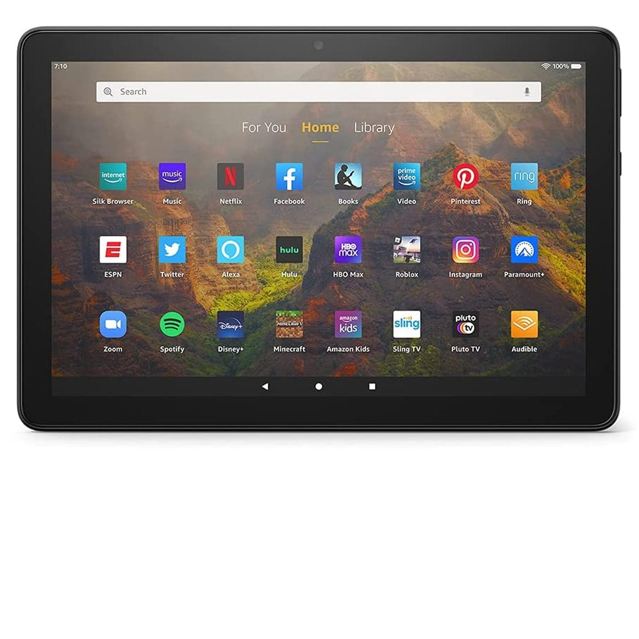 Fire HD 10 Inch Tablet Full HD, 32GB Black 2021 with 64GB Micro SD Card Amazon