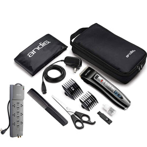 Andis Select Cut 10 Piece Hair Clipper Kit 24440 with Surge Protector - Andis