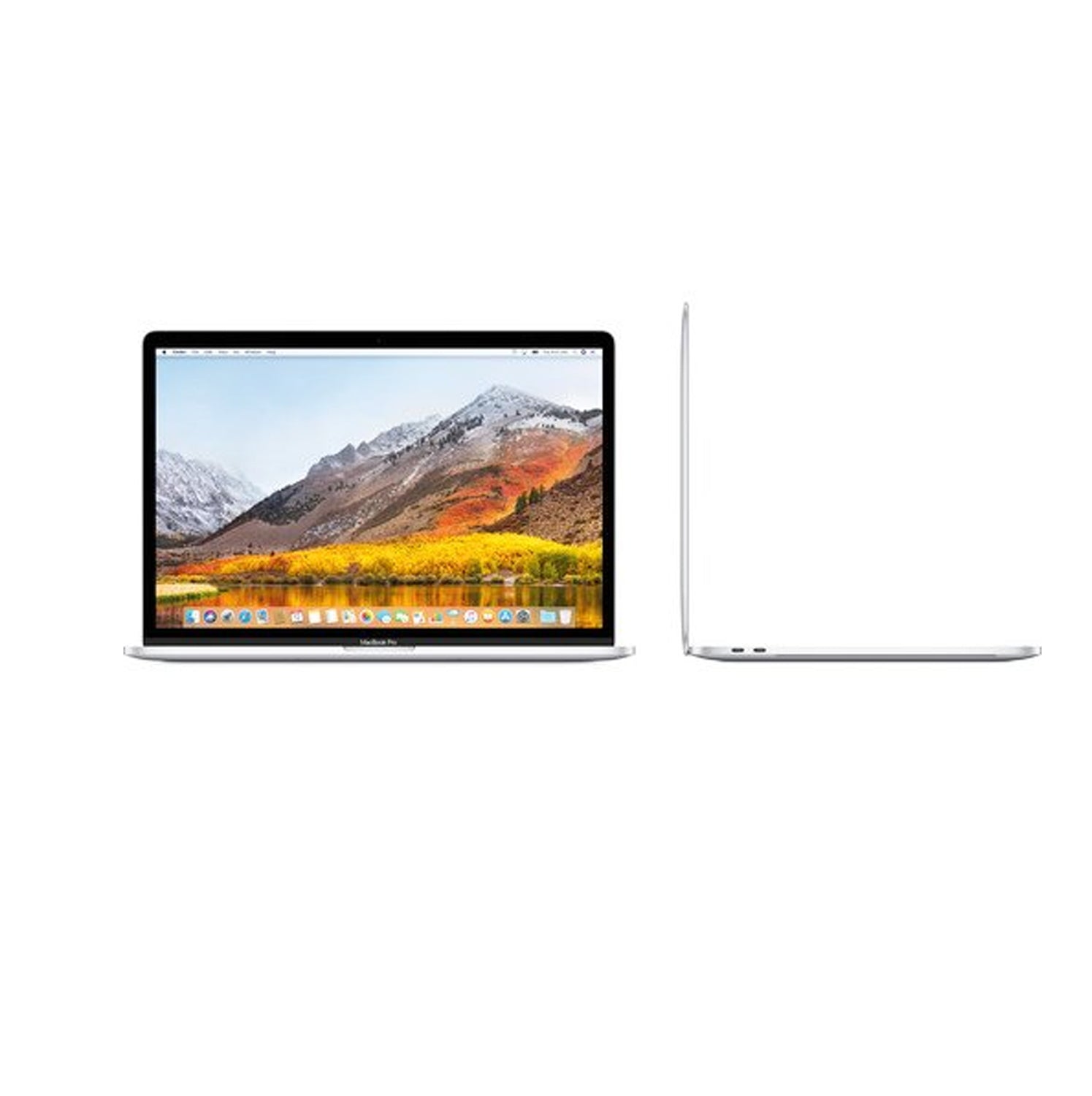 Apple MacBook Pro 15-inch with Touch Bar 256GB - Silver (Spanish Keyboard) MR962E/A with Apple AirPods Pro