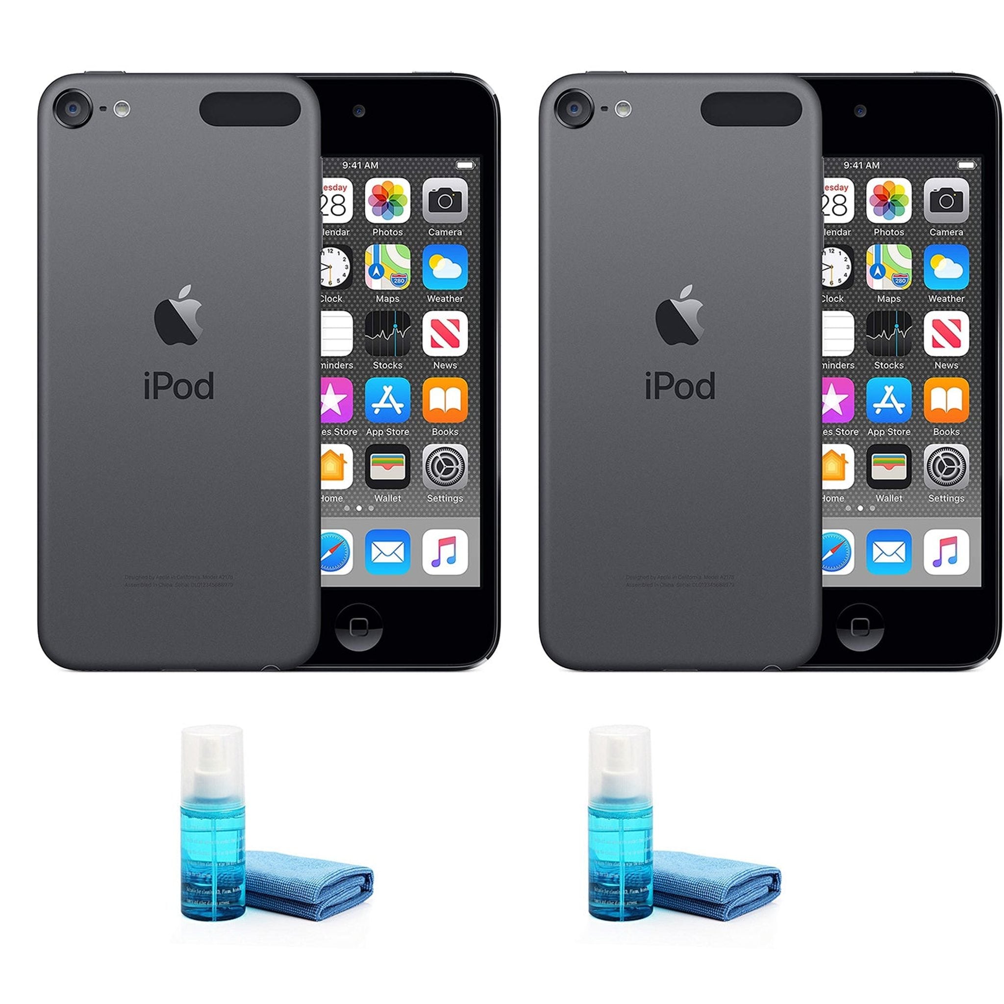 Apple iPod touch 32GB - 7th Gen Space Gray 2 Pack Bundle Apple