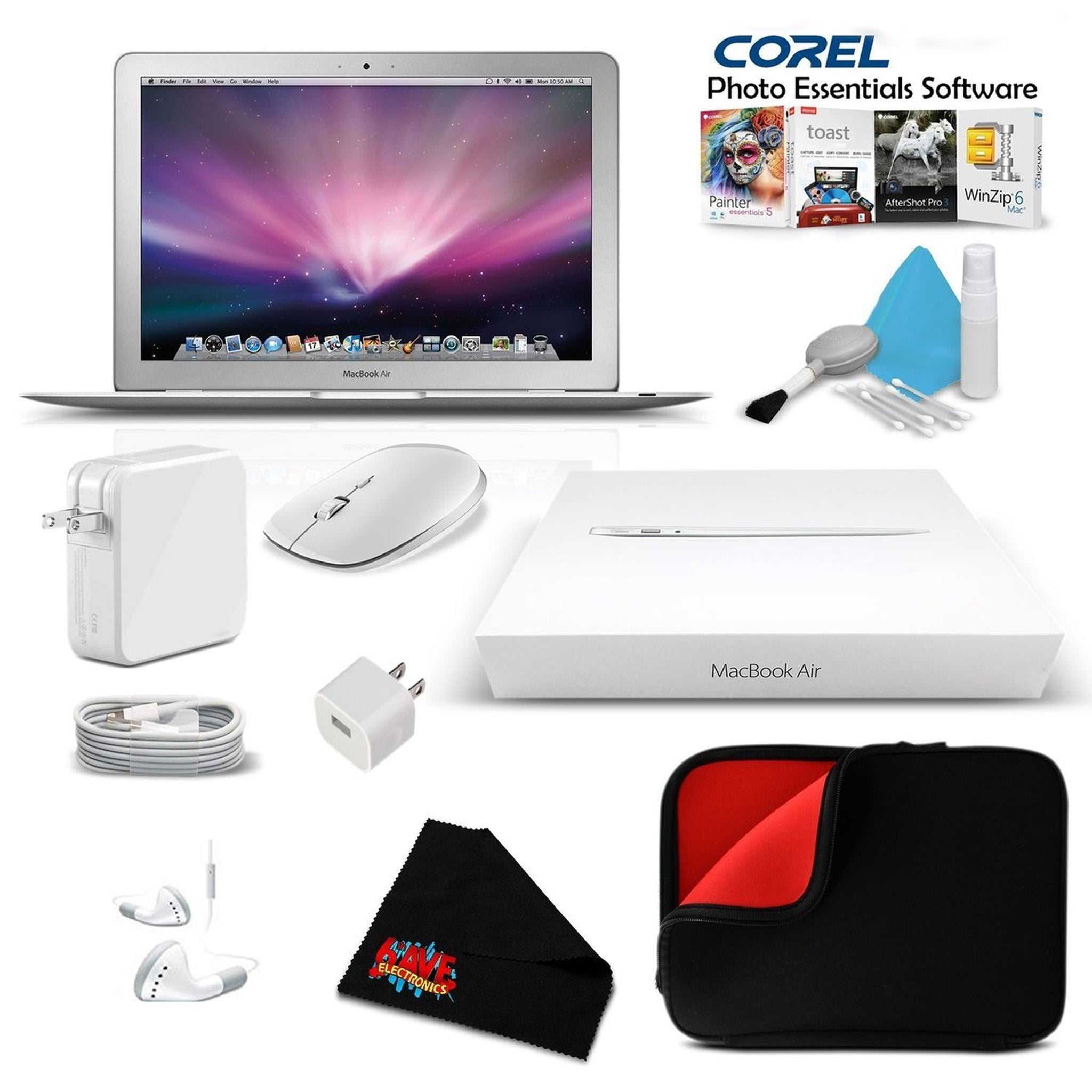 Apple 11.6 Inch MacBook Air Notebook Computer MJVM2LL/A - Advanced Bundle