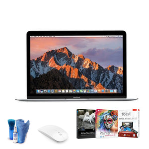 Apple 12" MacBook Silver- Kit withs Mouse Spanish Keyboard + Type C USB Hub