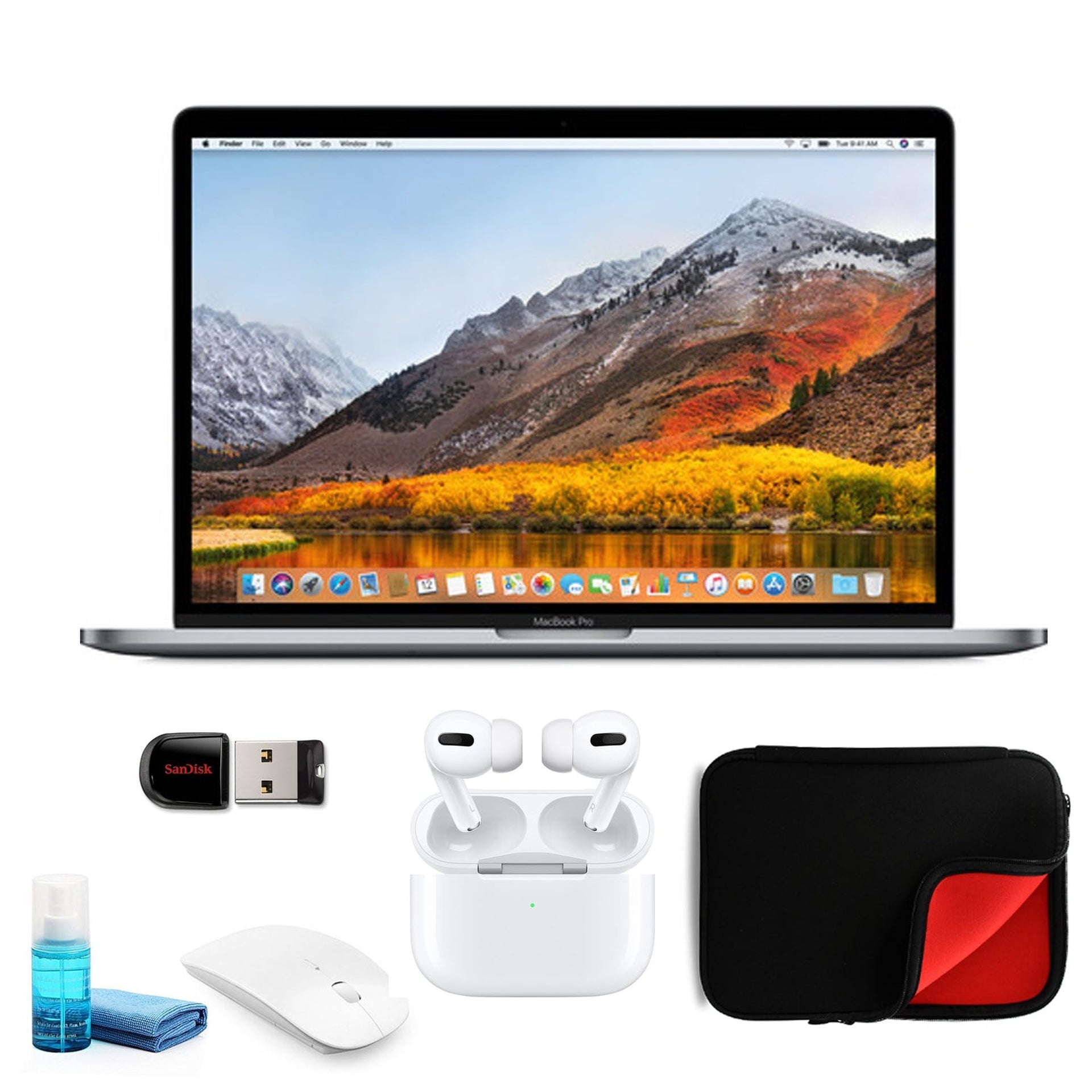 Apple Macbook pro 15 inch Space Gray Z0V15LL/A - Kit with Apple AirPods Pro -
