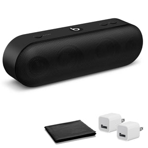Beats by Dr. Dre Beats Pill+ Speaker Black with USB Adapter Cubes Bundle Beats
