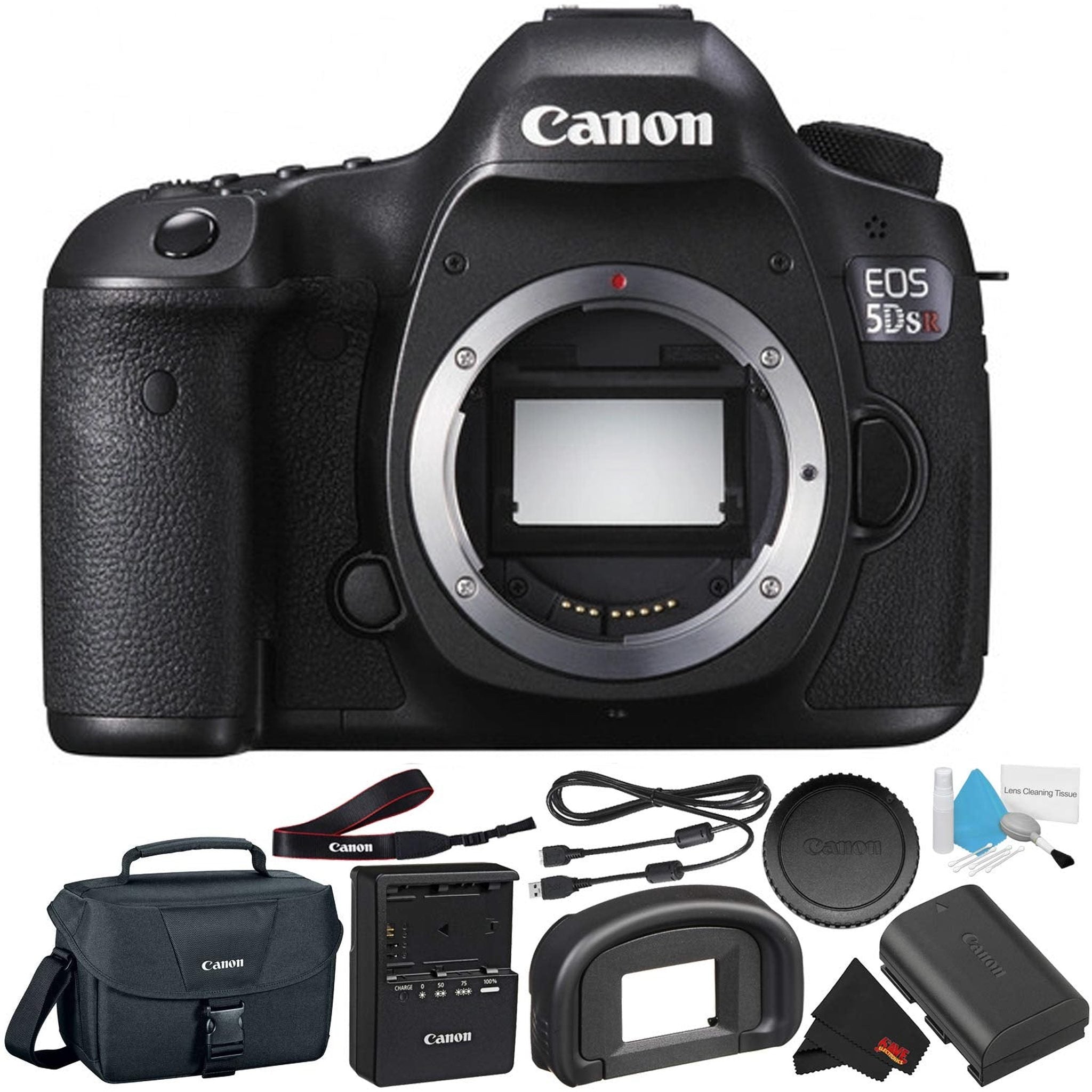 Canon EOS 5DS R Digital SLR Camera Body Only - Starter Bundle International Version - Used Canon