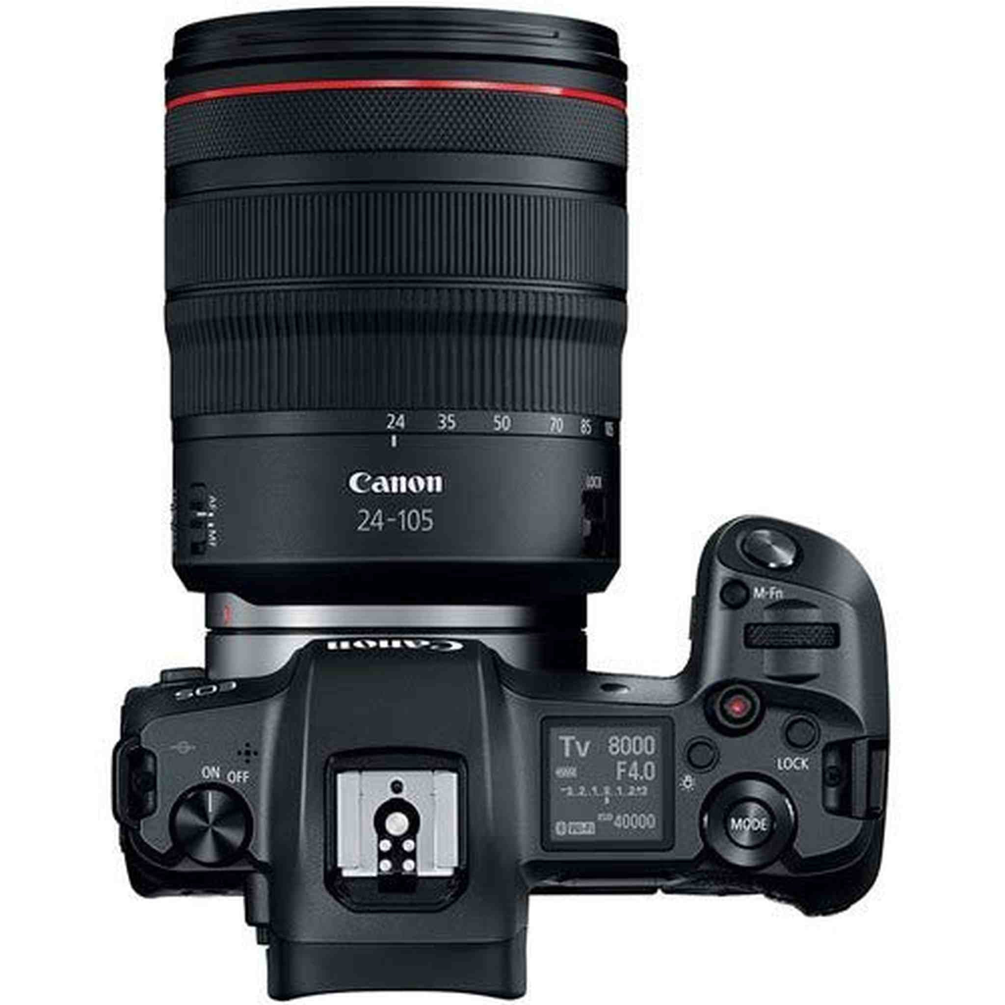 Canon EOS R Mirrorless Digital Camera with 24-105mm Lens Bundle with Carrying Case and Cleaning Kit - Used Canon