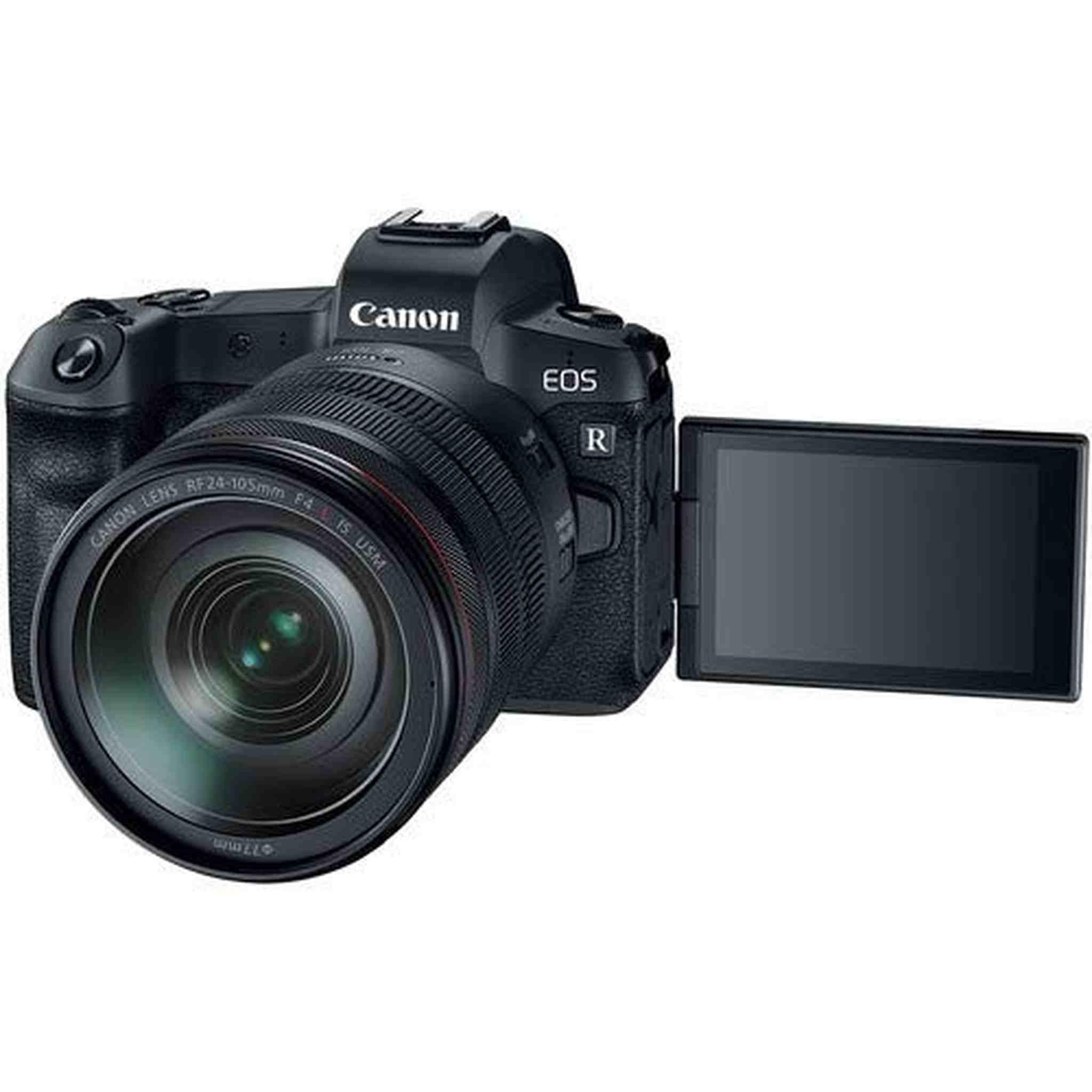 Canon EOS R Mirrorless Digital Camera with 24-105mm Lens Bundle with Carrying Case and Cleaning Kit - Used Canon
