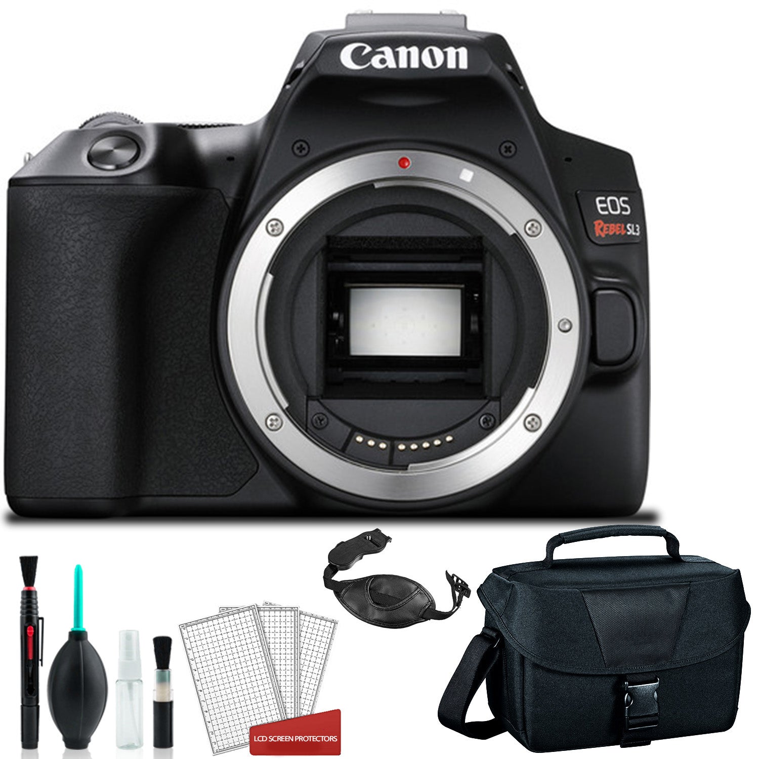 Canon EOS Rebel SL3 Camera (Body Only) (Kit Box) - Bundle