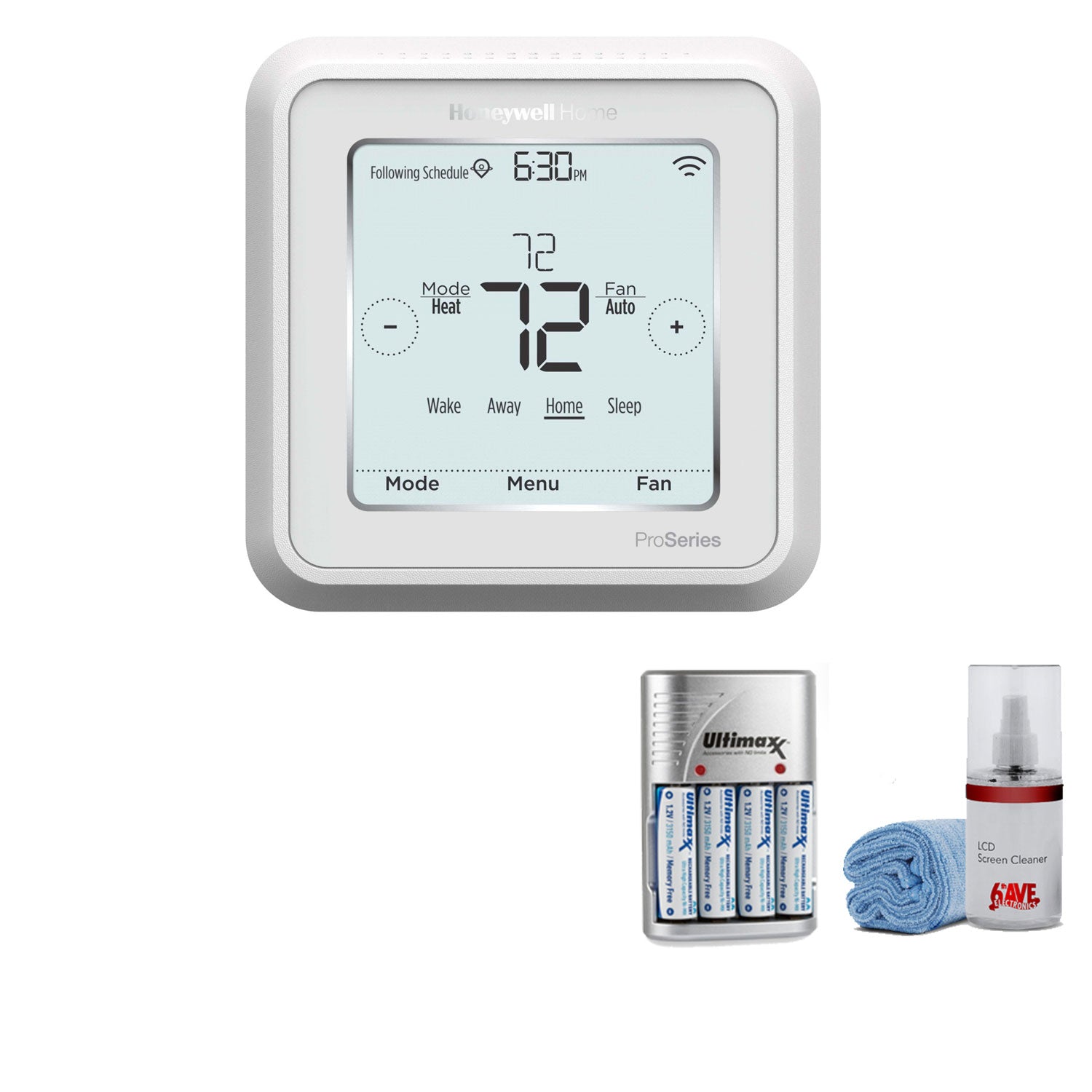 Honeywell T6 Pro Smart Wi-Fi Programmable Thermostat - Kit with Batteries -