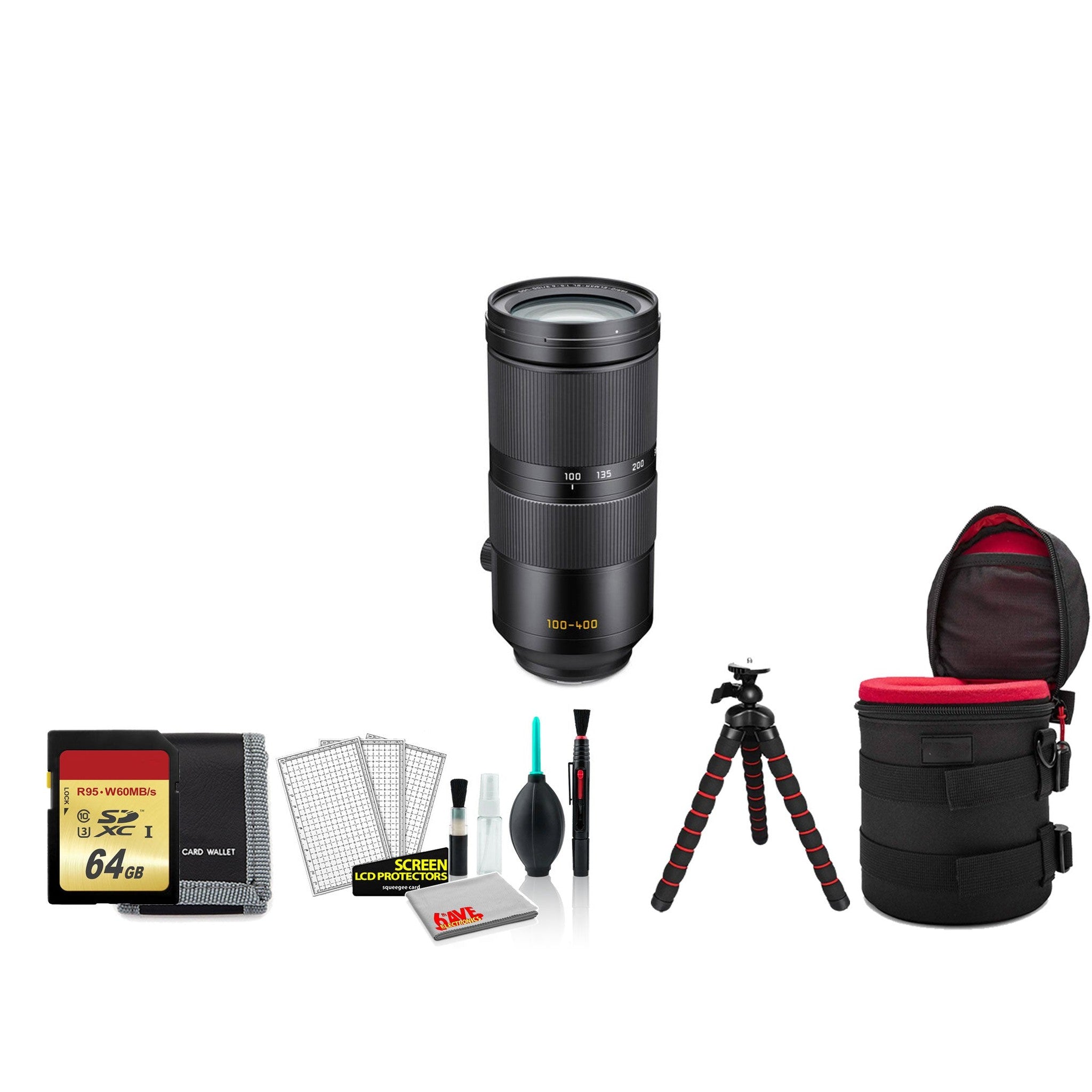 Leica Vario-Elmar-SL 100-400mm f/5-6.3 Lens L-Mount with 64GB Memory Card SIGMA