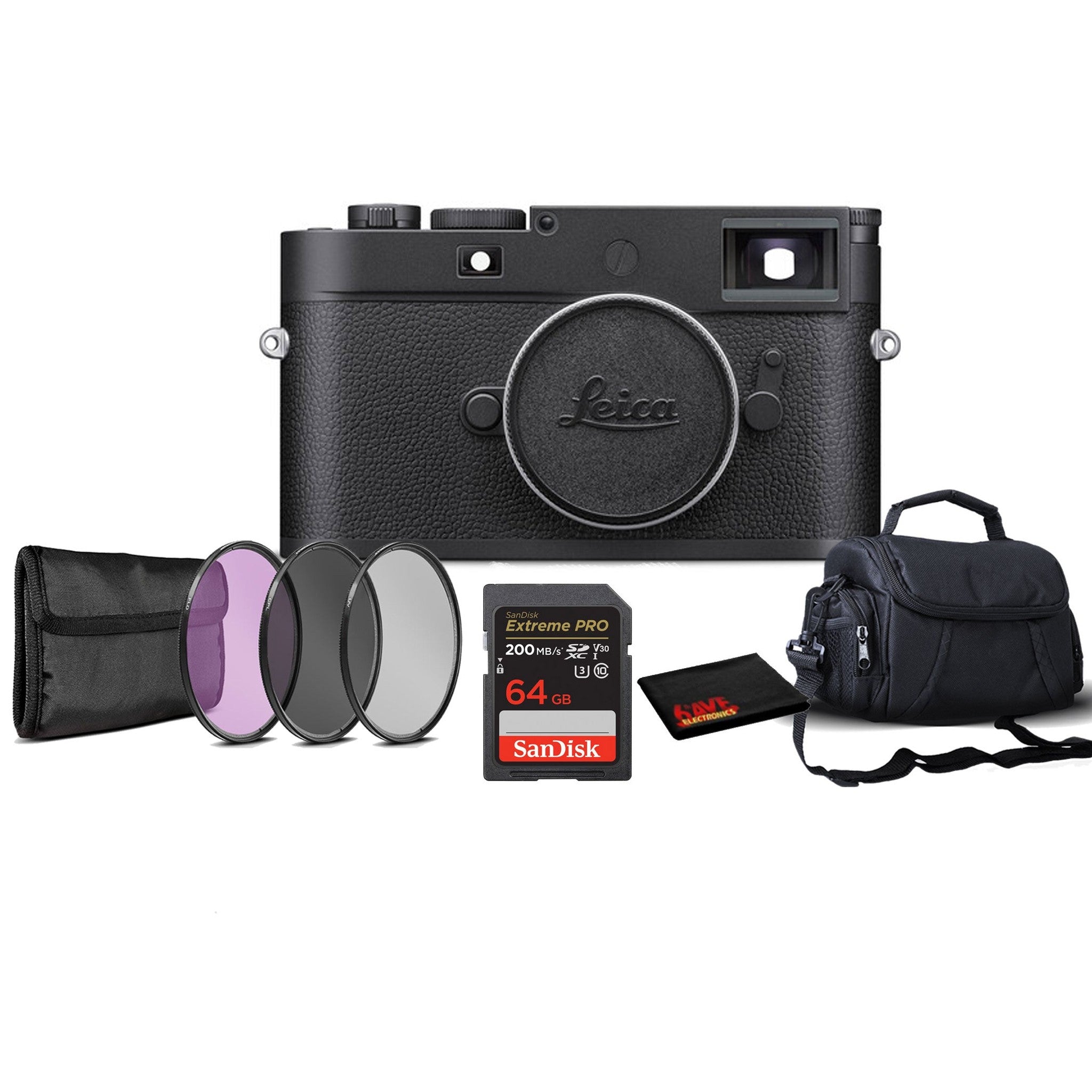 Leica M11 Monochrom Rangefinder Camera 20208 with 64GB Memory Card and More Leica