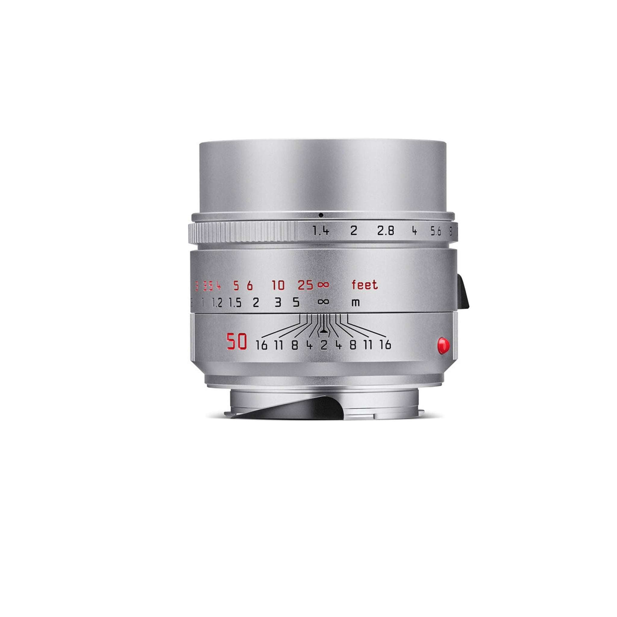 Leica Summilux-M 50mm f/1.4 ASPH. Lens Silver with Filter Kit and More