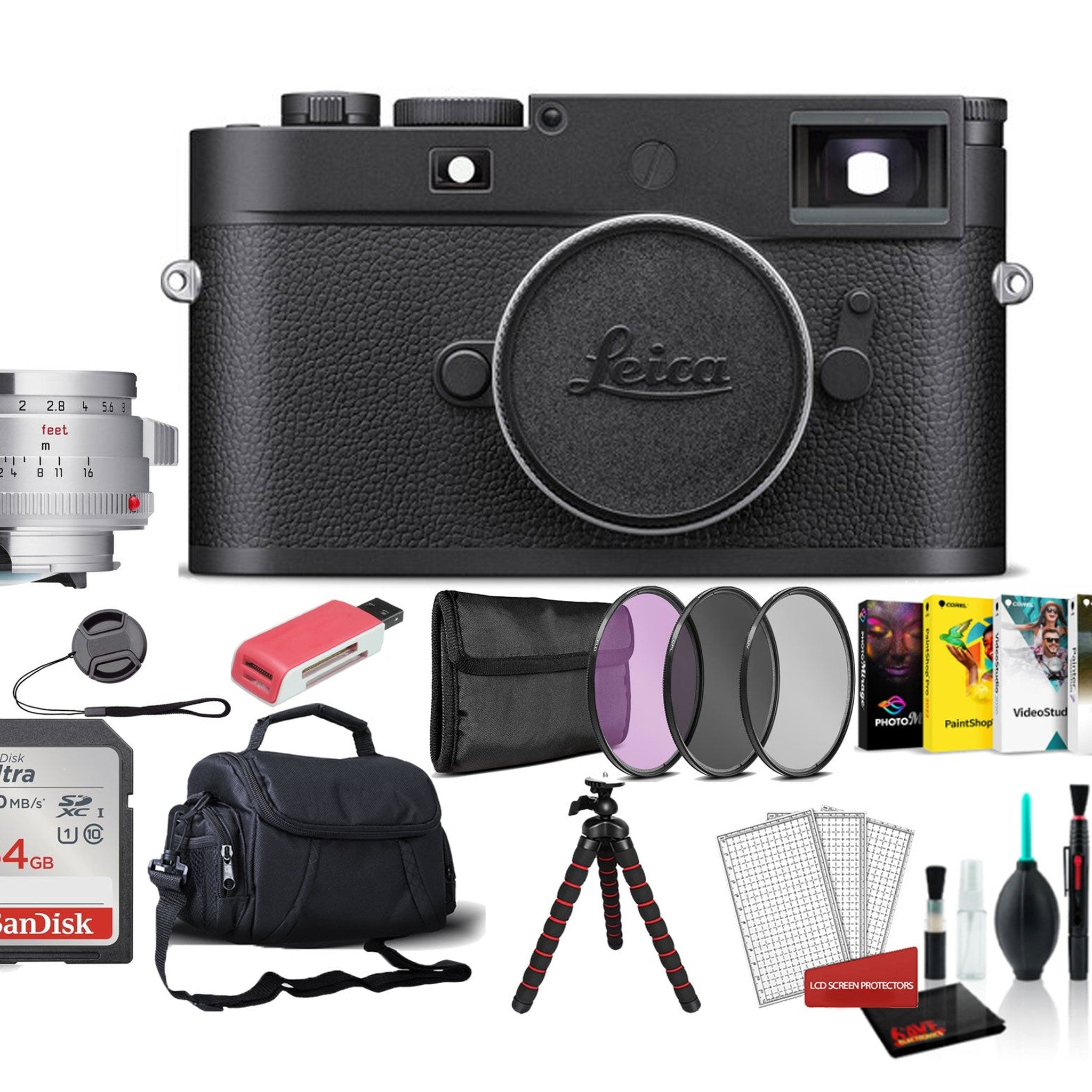 Leica M11 Monochrom Rangefinder Camera with 35mm f/1.4 Summilux-M Lens - Leica