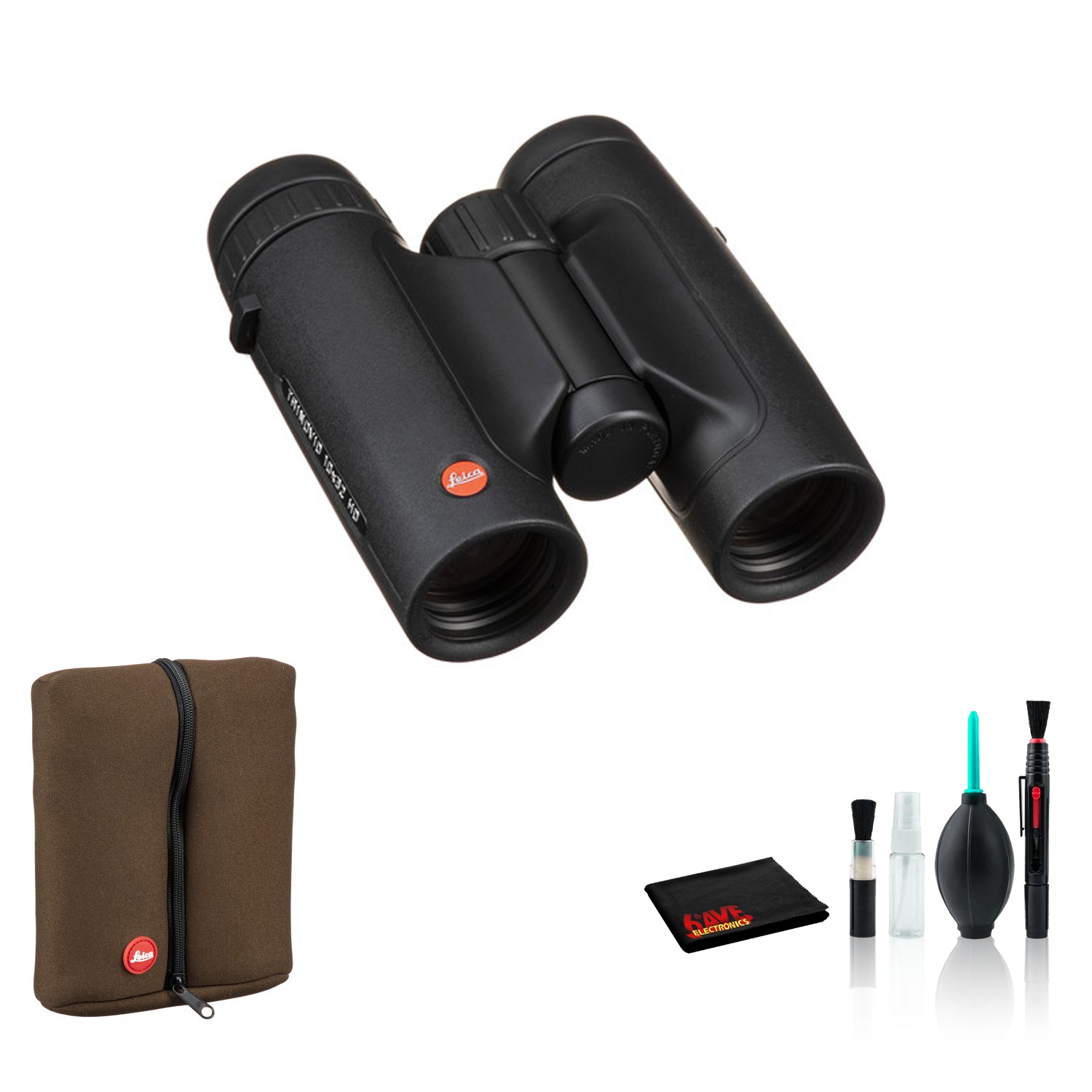Leica 10x32 Trinovid HD Binocular 40317 with Deluxe Cleaning Kit -International Version