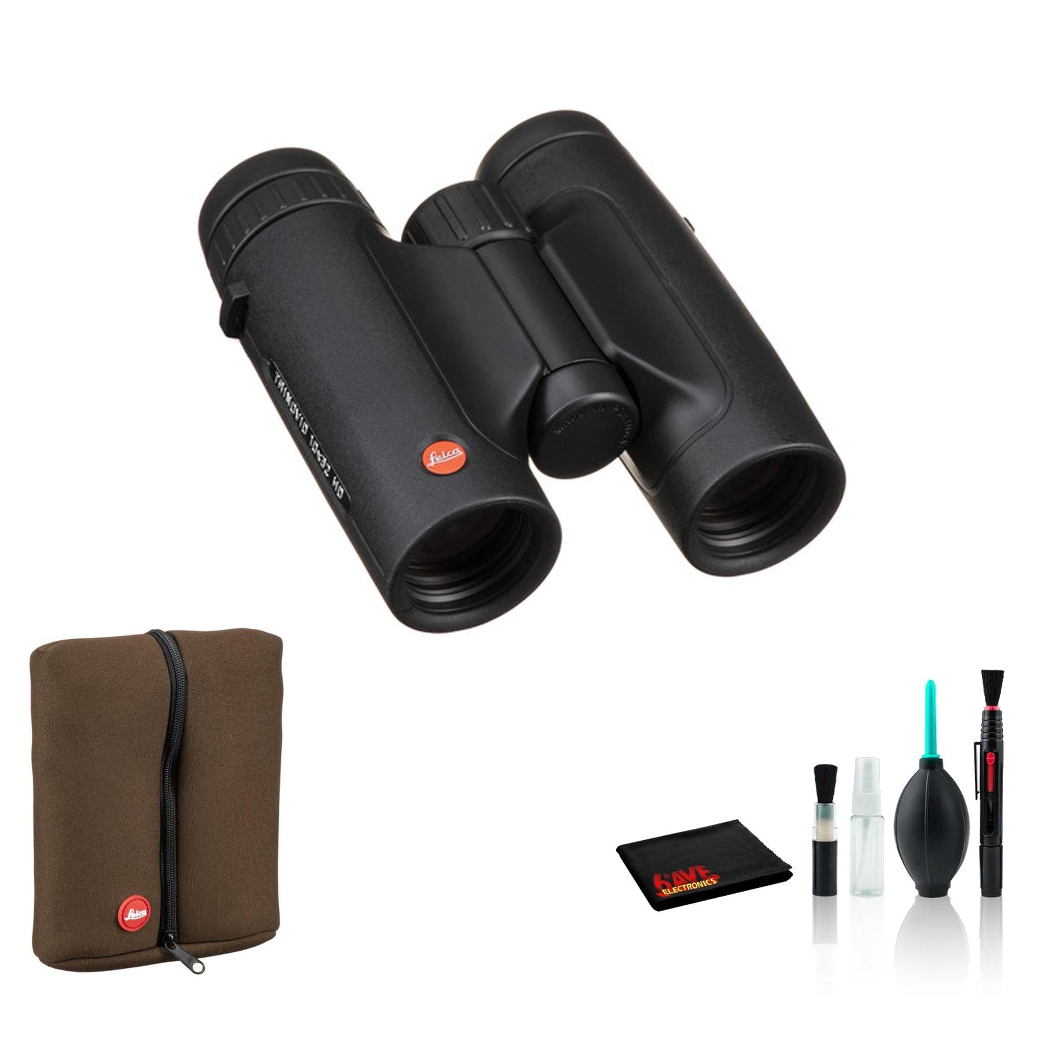 Leica 10x32 Trinovid HD Binocular 40317 with Deluxe Cleaning Kit -International Version