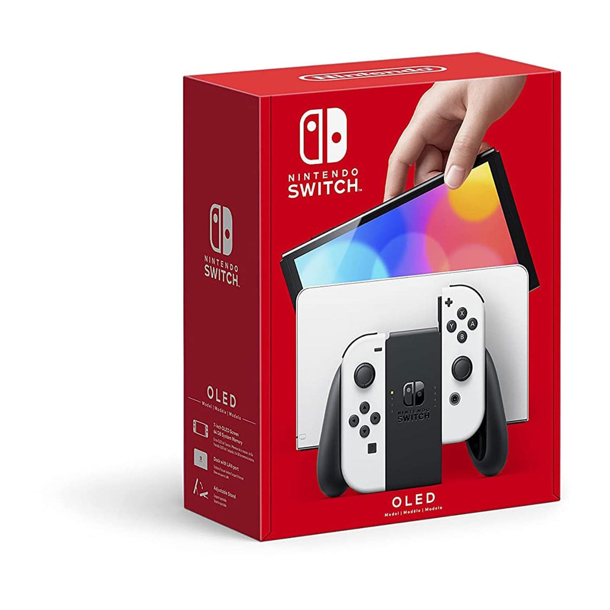 Nintendo Switch – OLED Model w/ White Joy-Cons and 128GB Micro SD-Card Nintendo