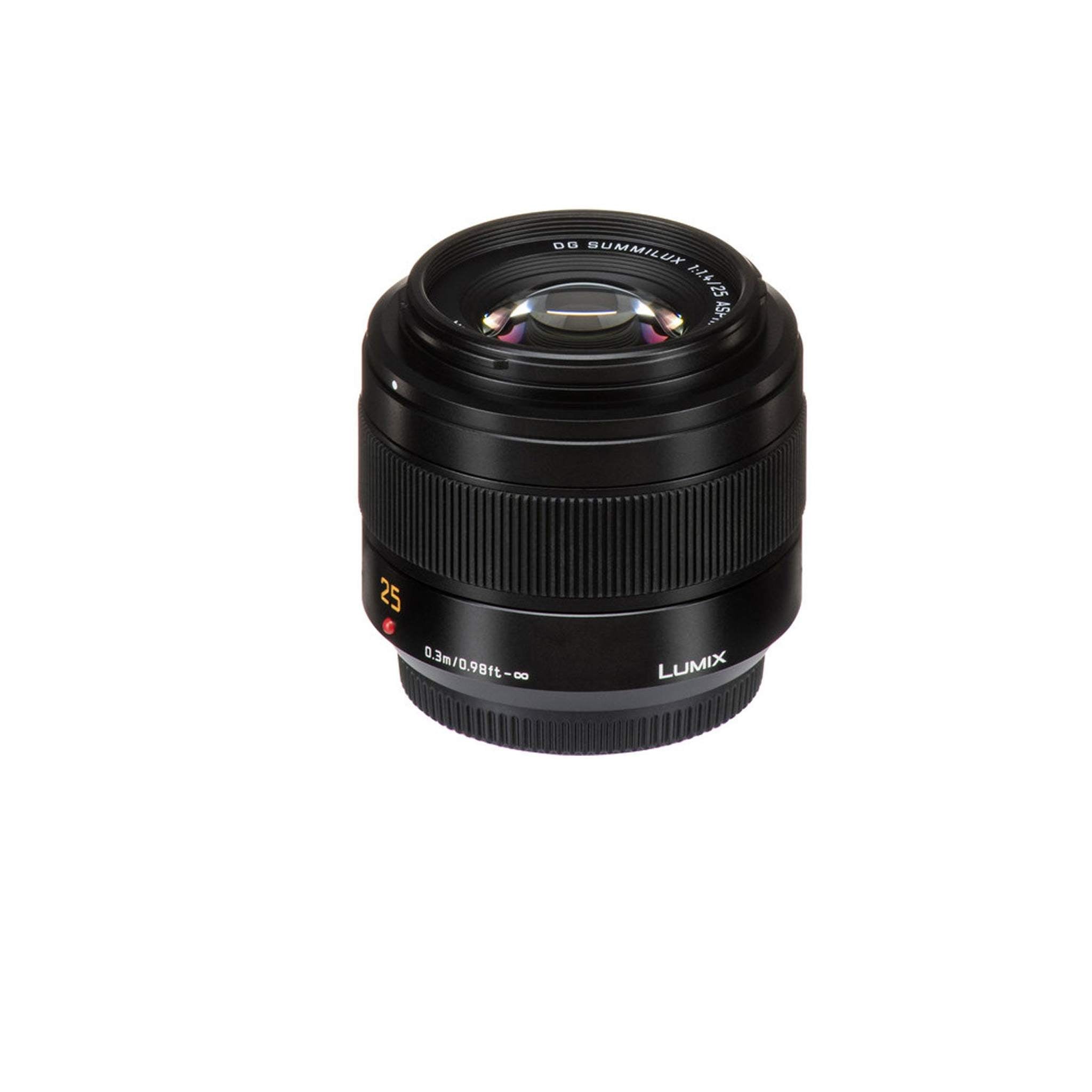 Panasonic Leica DG Summilux 25mm f/1.4 II ASPH. Lens with Memory Card International Model