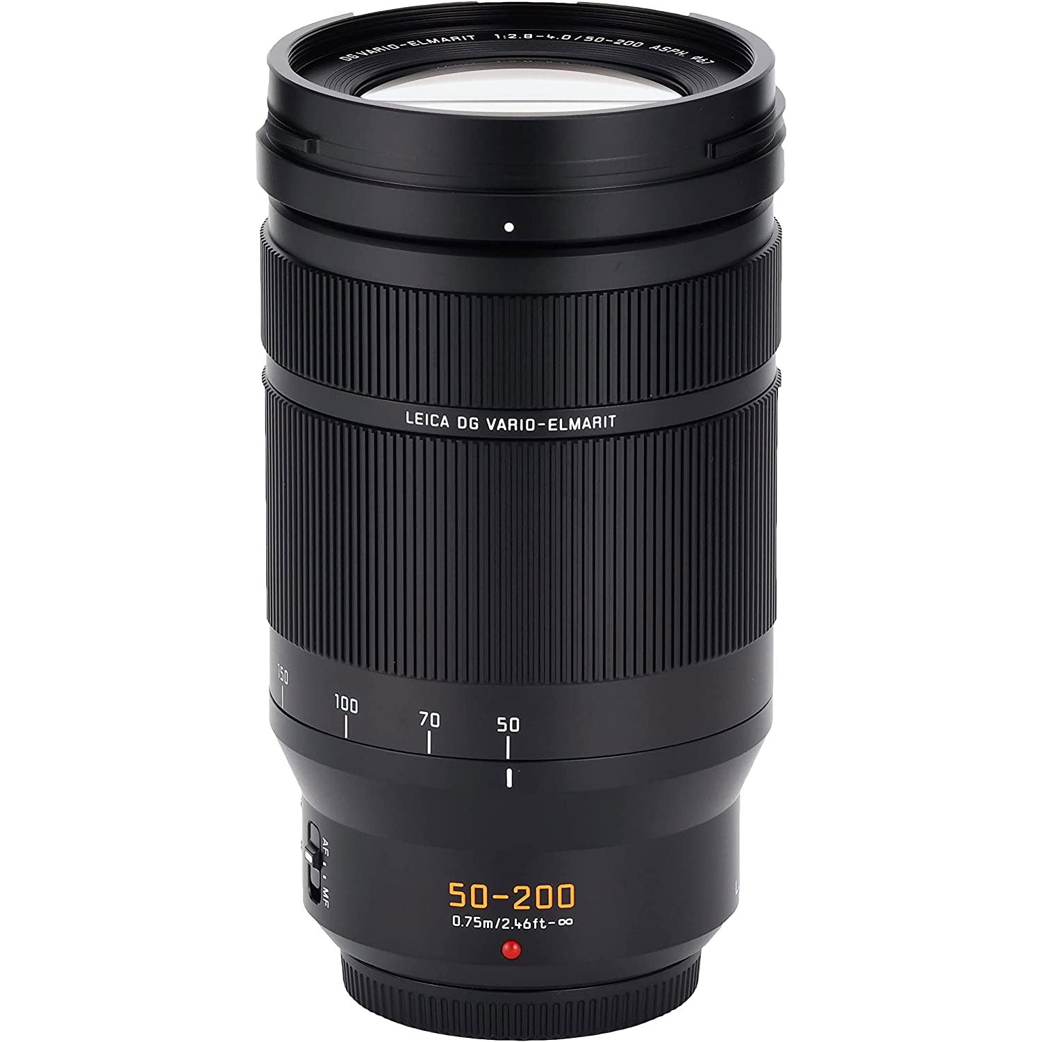 Panasonic Leica DG Vario-Elmarit 50-200mm f/2.8-4 ASPH. POWER O.I.S. Lens with 128GB Memory Card and More (International Model)