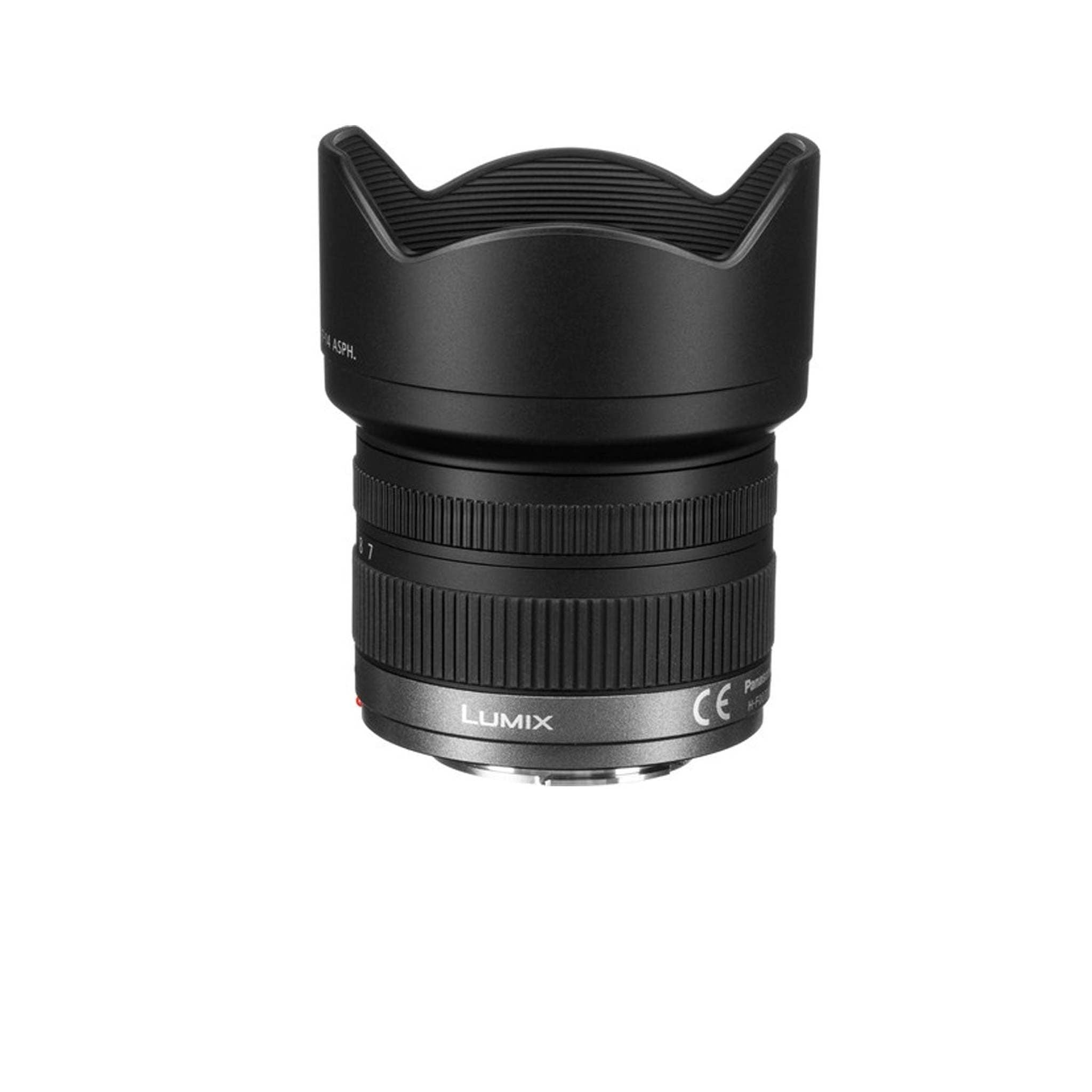 Panasonic Lumix G Vario 7-14mm f/4 ASPH. Lens with 128GB Memory Card and More International Model