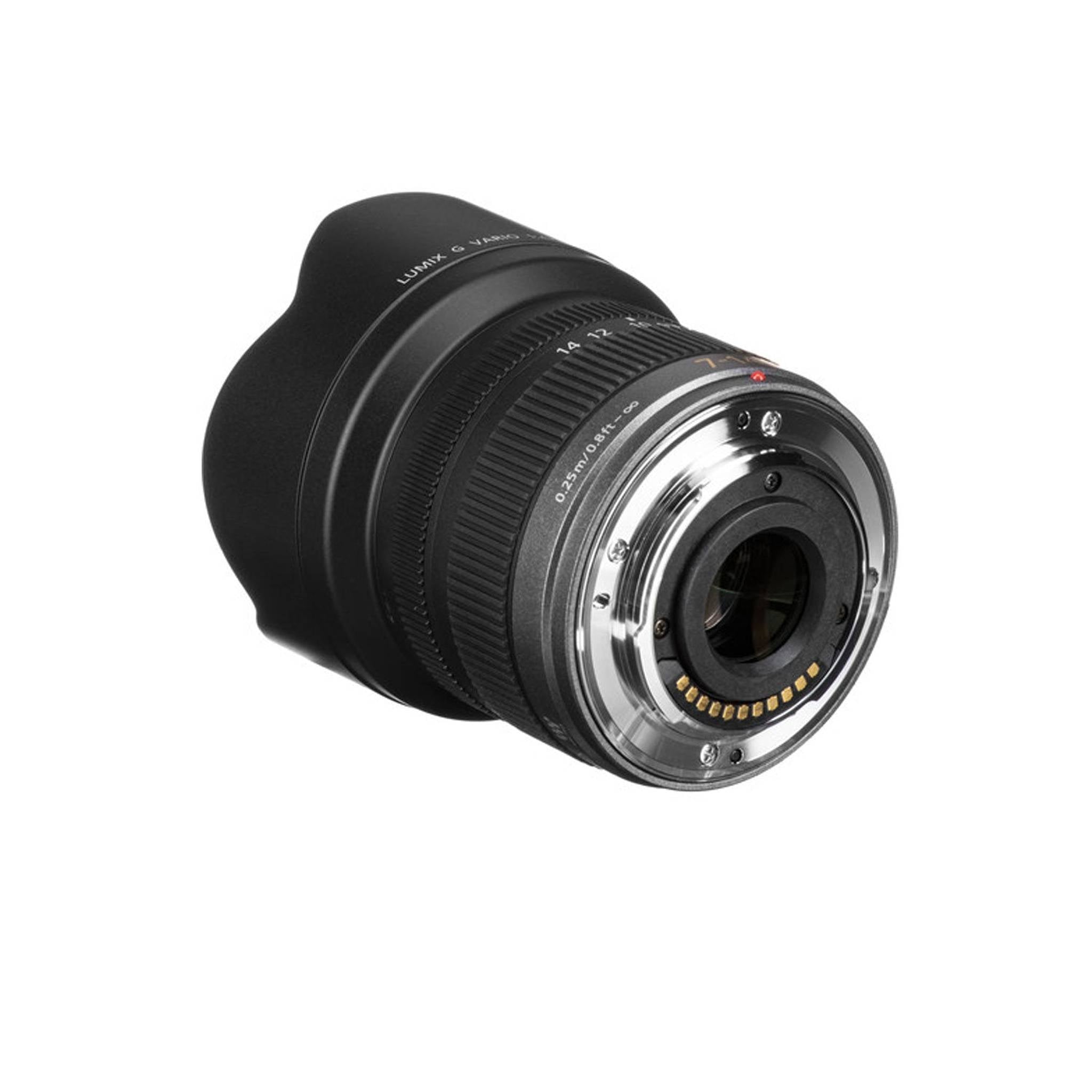Panasonic Lumix G Vario 7-14mm f/4 ASPH. Lens with 2x 64 Memory Cards and More International Model