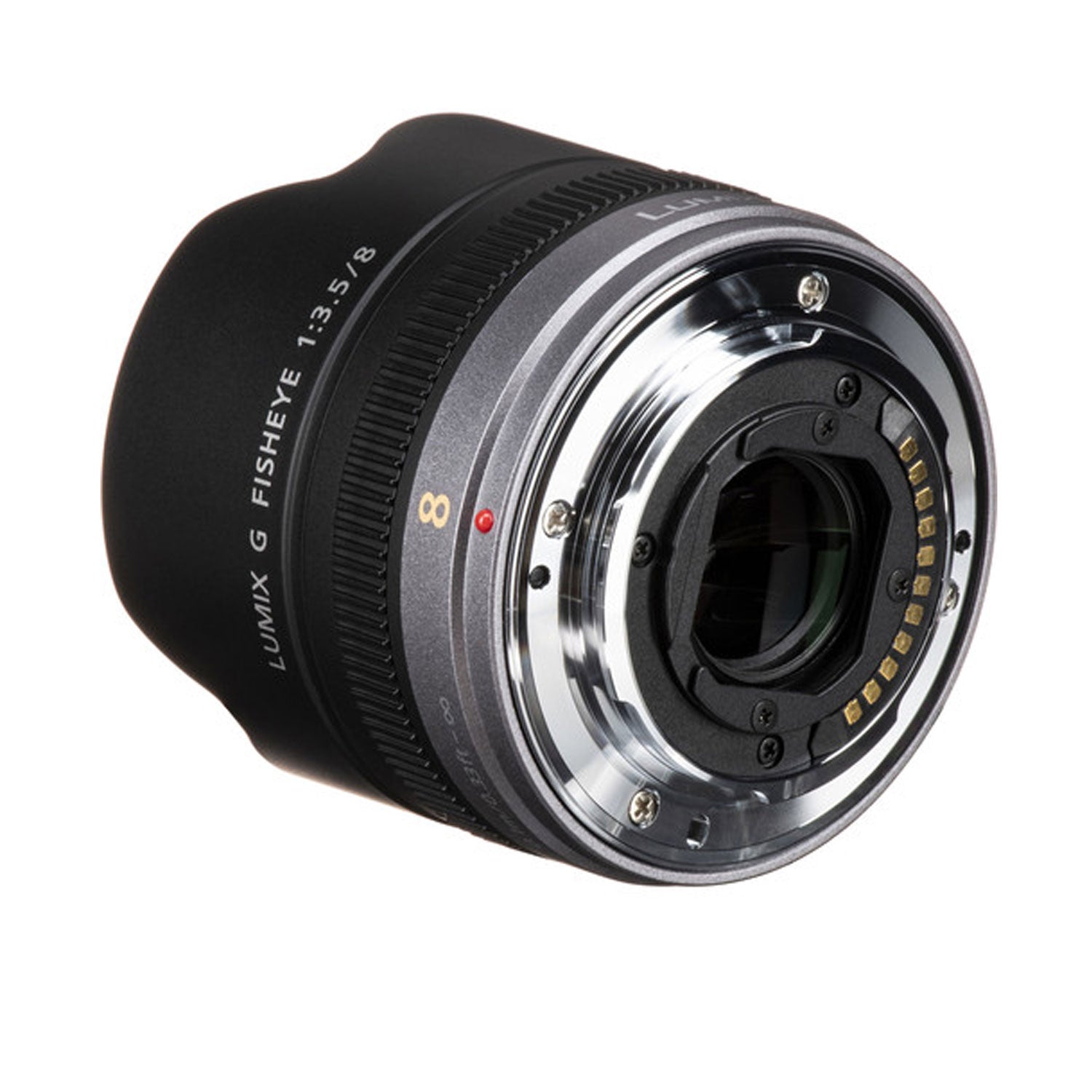Panasonic Lumix G Fisheye 8mm f/3.5 Lens - Kit with 128GB Memory Card and More