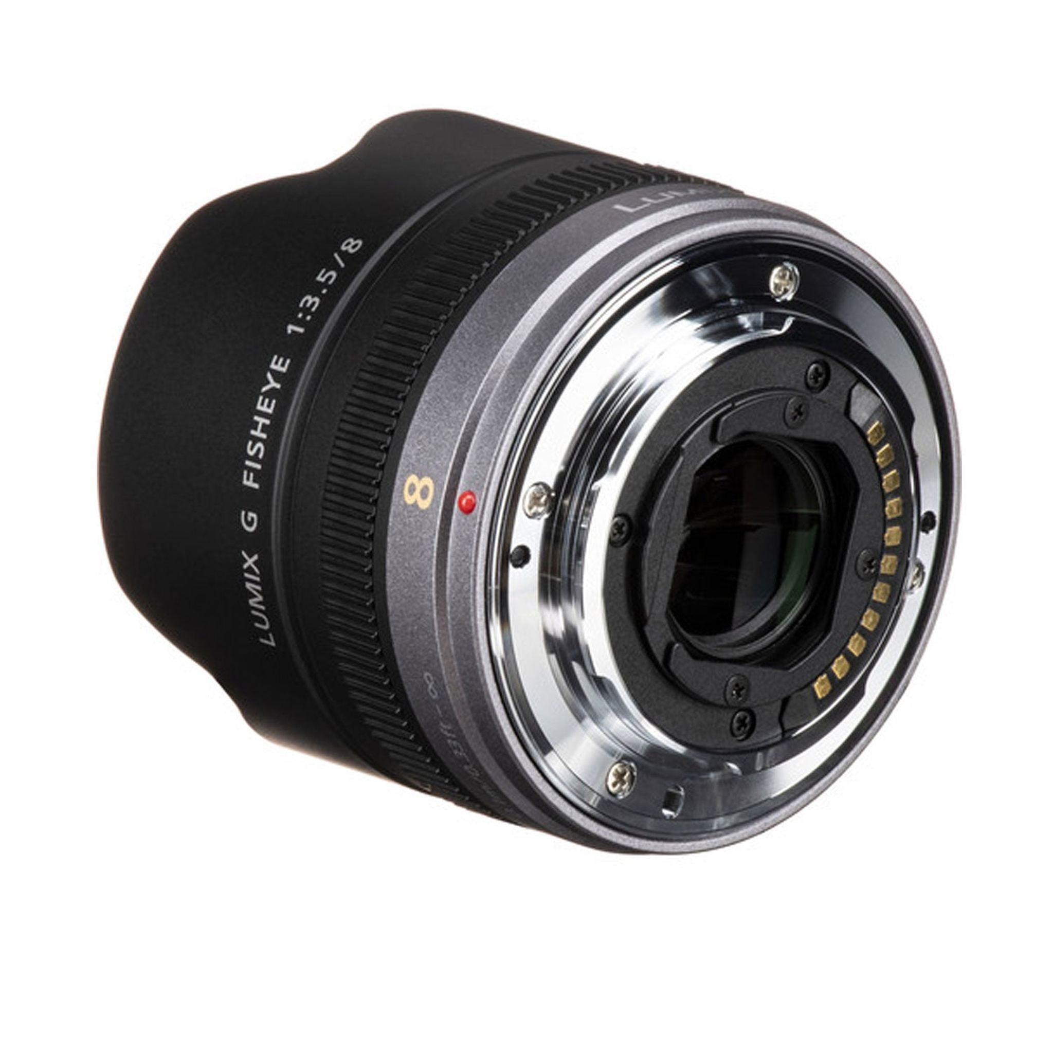 Panasonic Lumix G Fisheye 8mm f/3.5 Lens - Kit with 128GB Memory Card and More PANASONIC