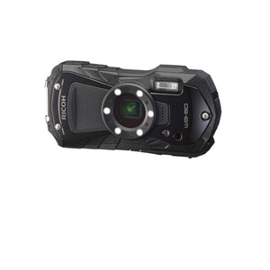 Ricoh WG-80 Waterproof Digital Camera Black with 256GB Memory Card International Model