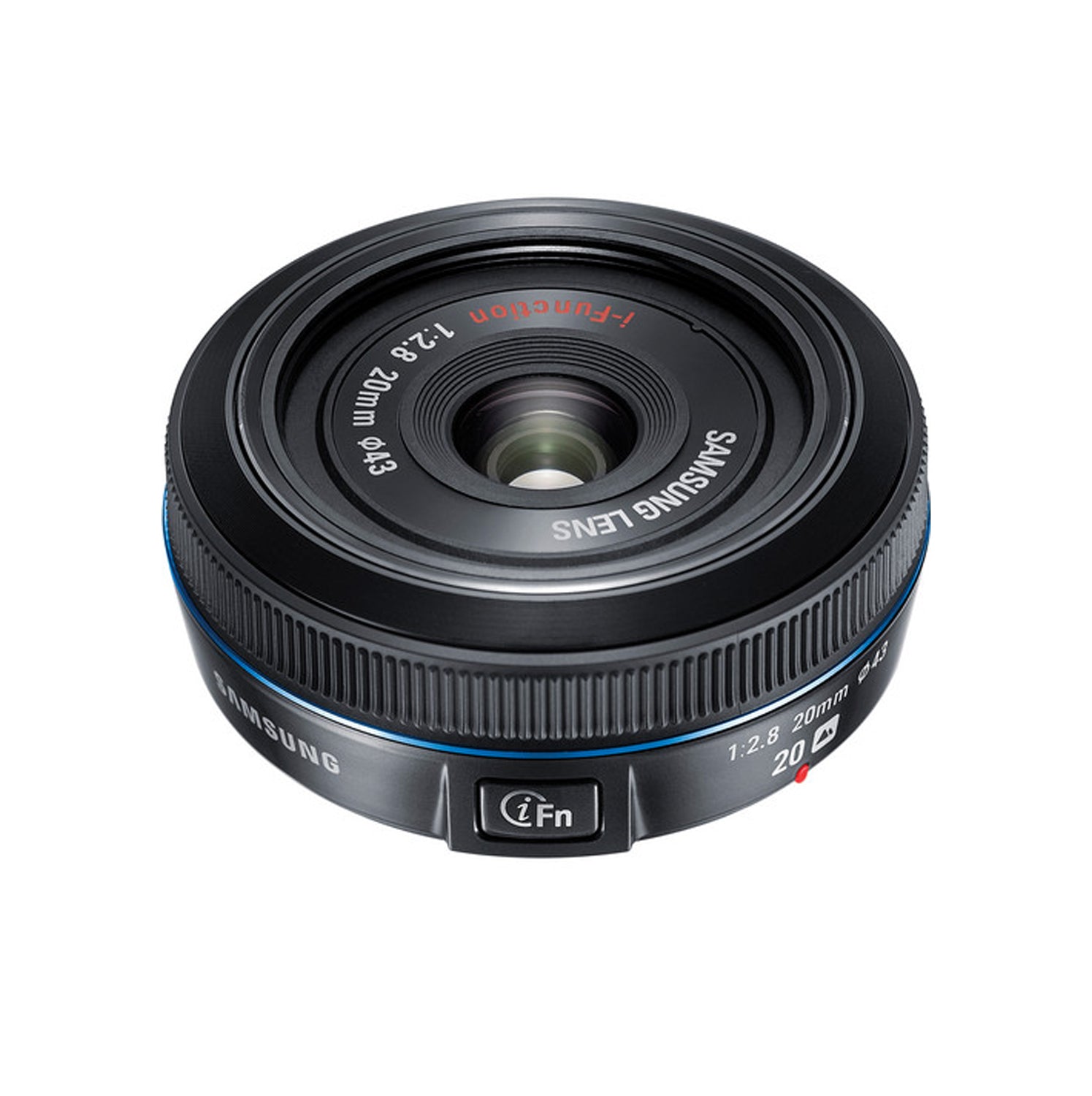 SAMSUNG 20MM F.8 PANCAKE LENS F/ NX Black - Kit with 256GB Memory Card