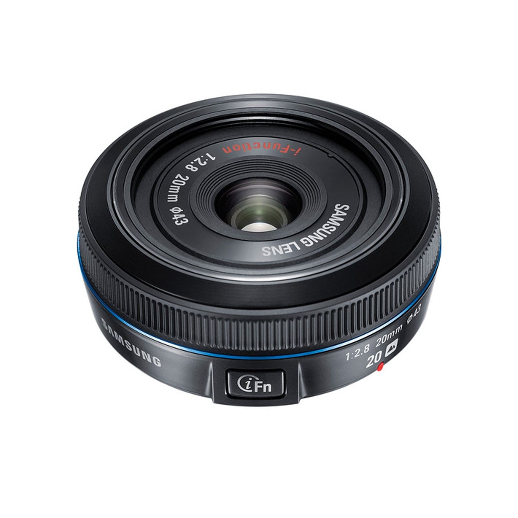 SAMSUNG 20MM F.8 PANCAKE LENS F/ NX Black - Kit with 64GB Memory Card