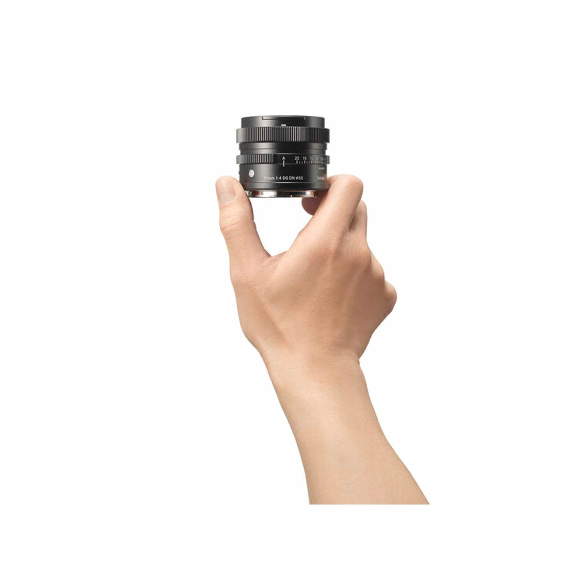 Sigma 17mm f/4 DG DN Contemporary Lens for Sony E Mount with Lens Case -
