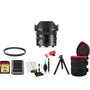 Sigma 17mm f/4 DG DN Contemporary Lens for Sony E Mount with Lens Case -