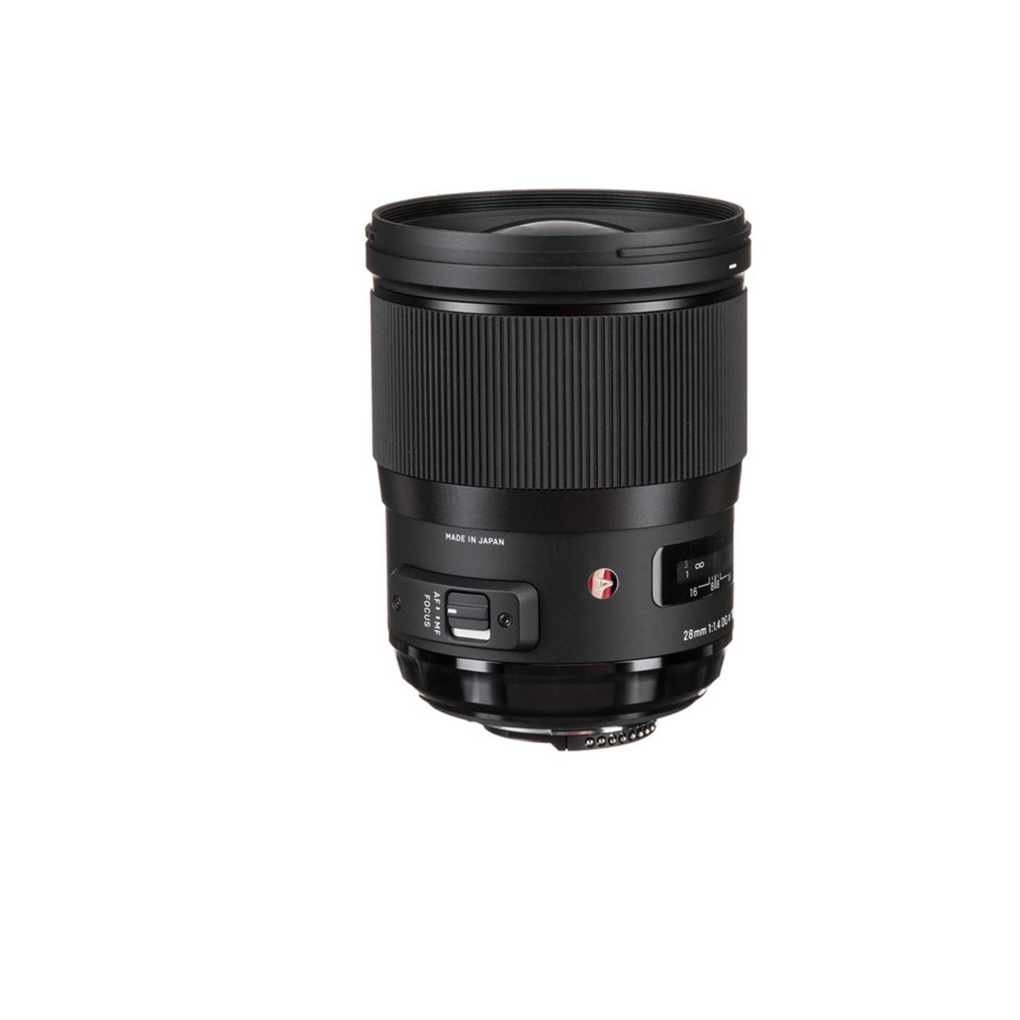 Sigma 28mm f/1.4 DG HSM Art Lens for Nikon F with Tripod and More International Model SIGMA