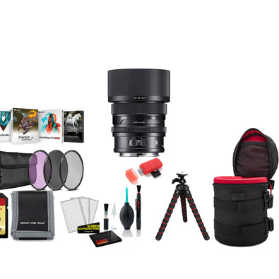 Sigma 50mm f/2 DG DN Contemporary Lens Leica L with Tripod and More