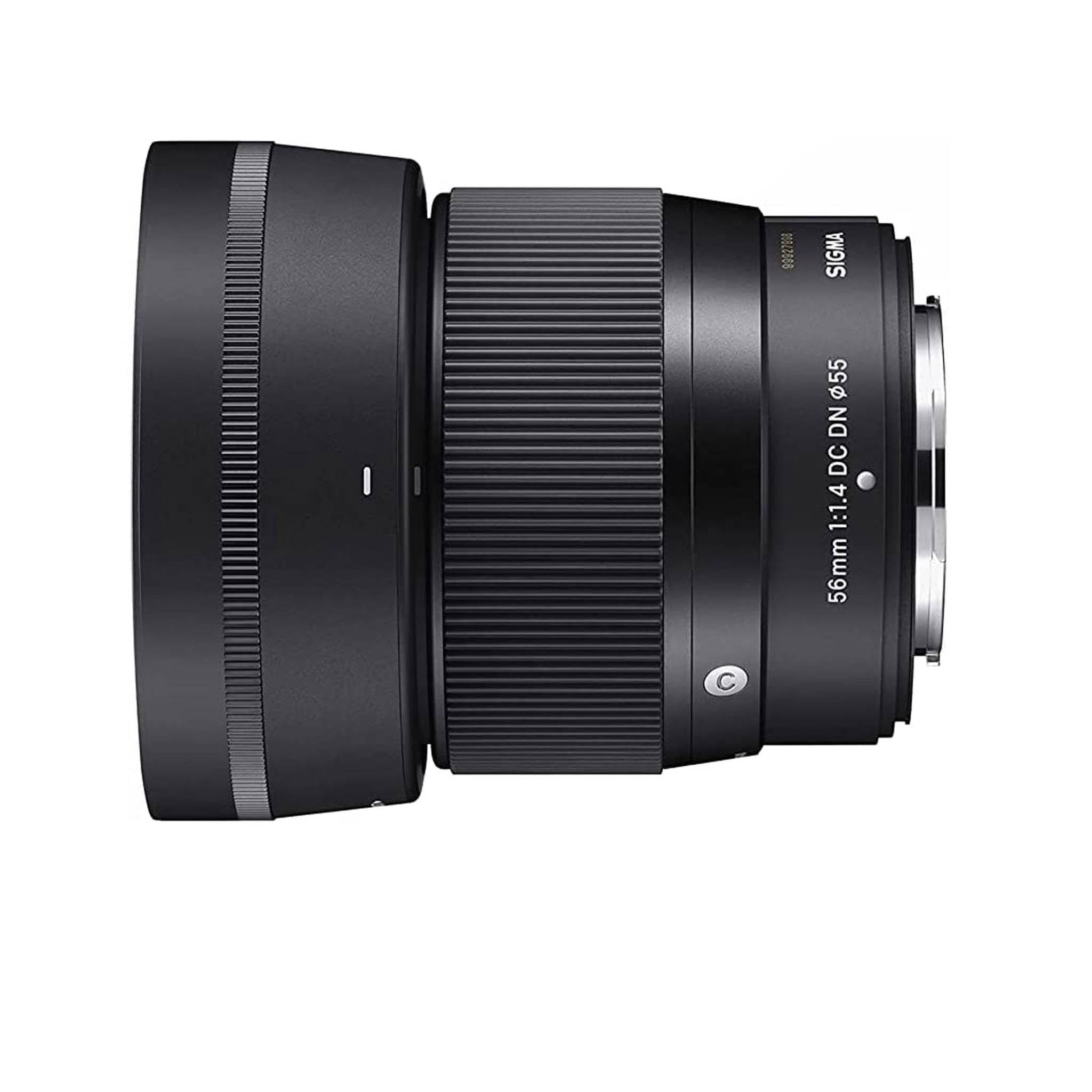 Sigma 56mm f/1.4 DC DN Contemporary Lens for FUJIFILM X - with 2X 64GB Memory Card, Editing Software and More