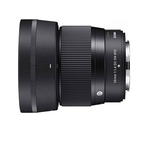 Sigma 56mm f/1.4 DC DN Contemporary Lens for FUJIFILM X - with 2X 64GB Memory Card, Editing Software and More